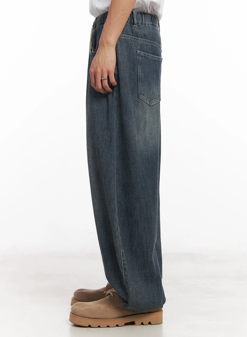Men's Summer Drawstring Jeans IY508 - Image 3