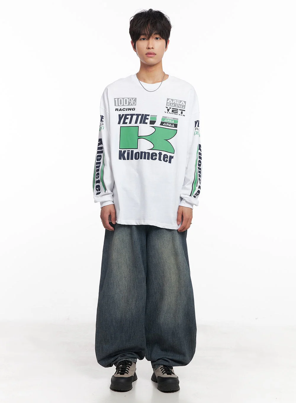 Men's Summer Drawstring Jeans IY508 - Image 5