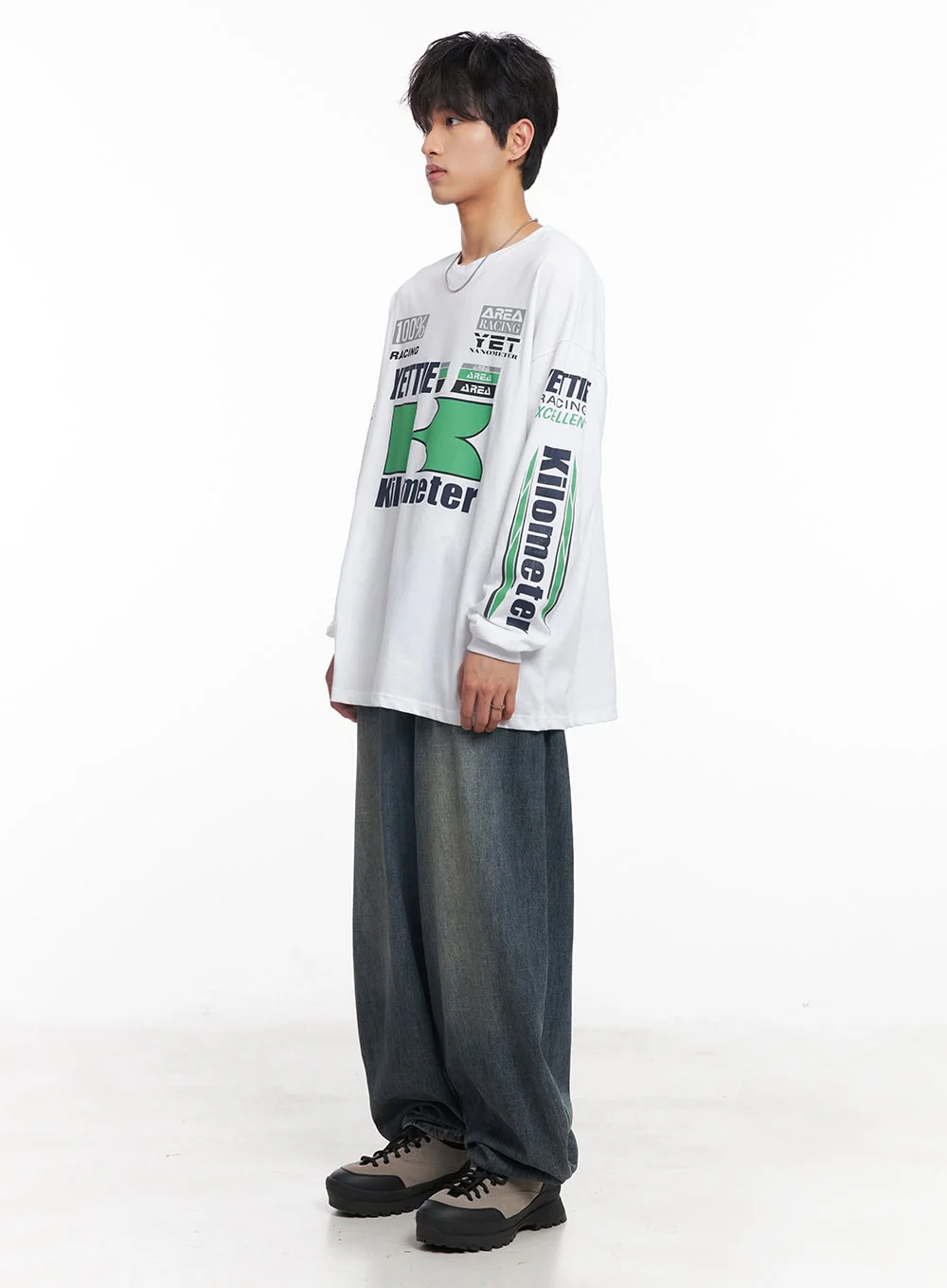 Men's Summer Drawstring Jeans IY508 - Image 6