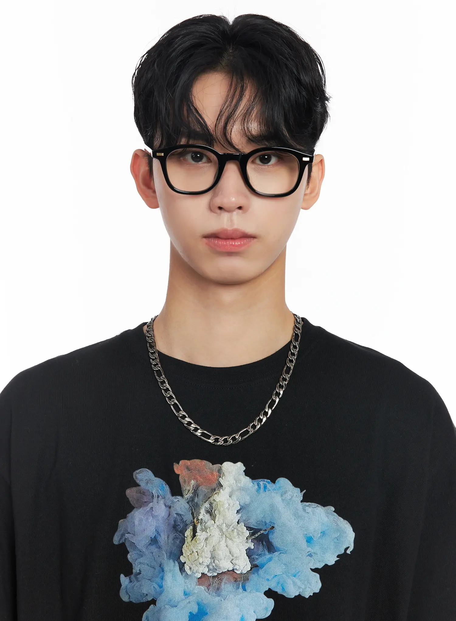 Men's Timeless Black Glasses IL501 - Image 5