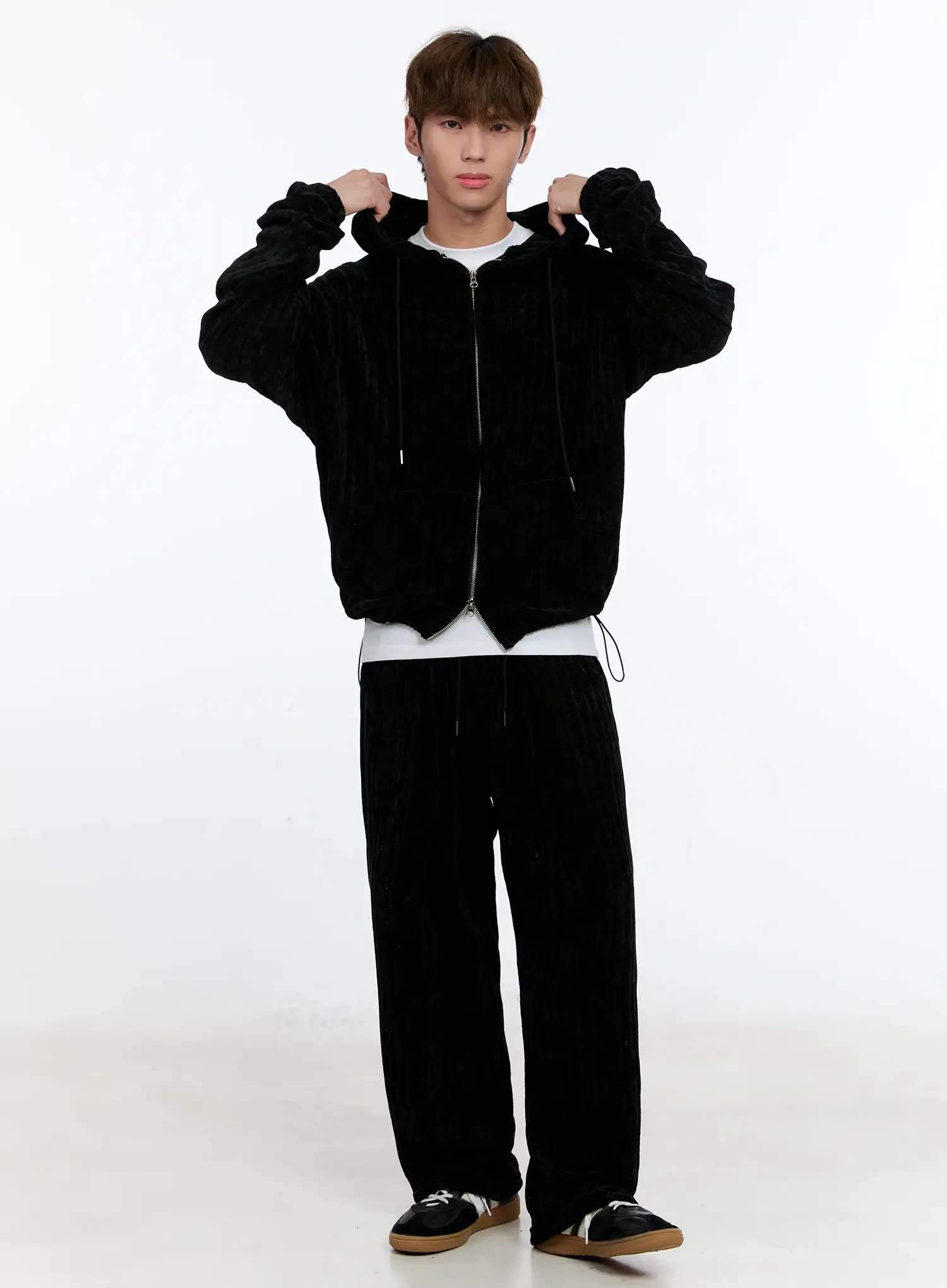 Men's Velvet Sweatpants IN512 - Image 14