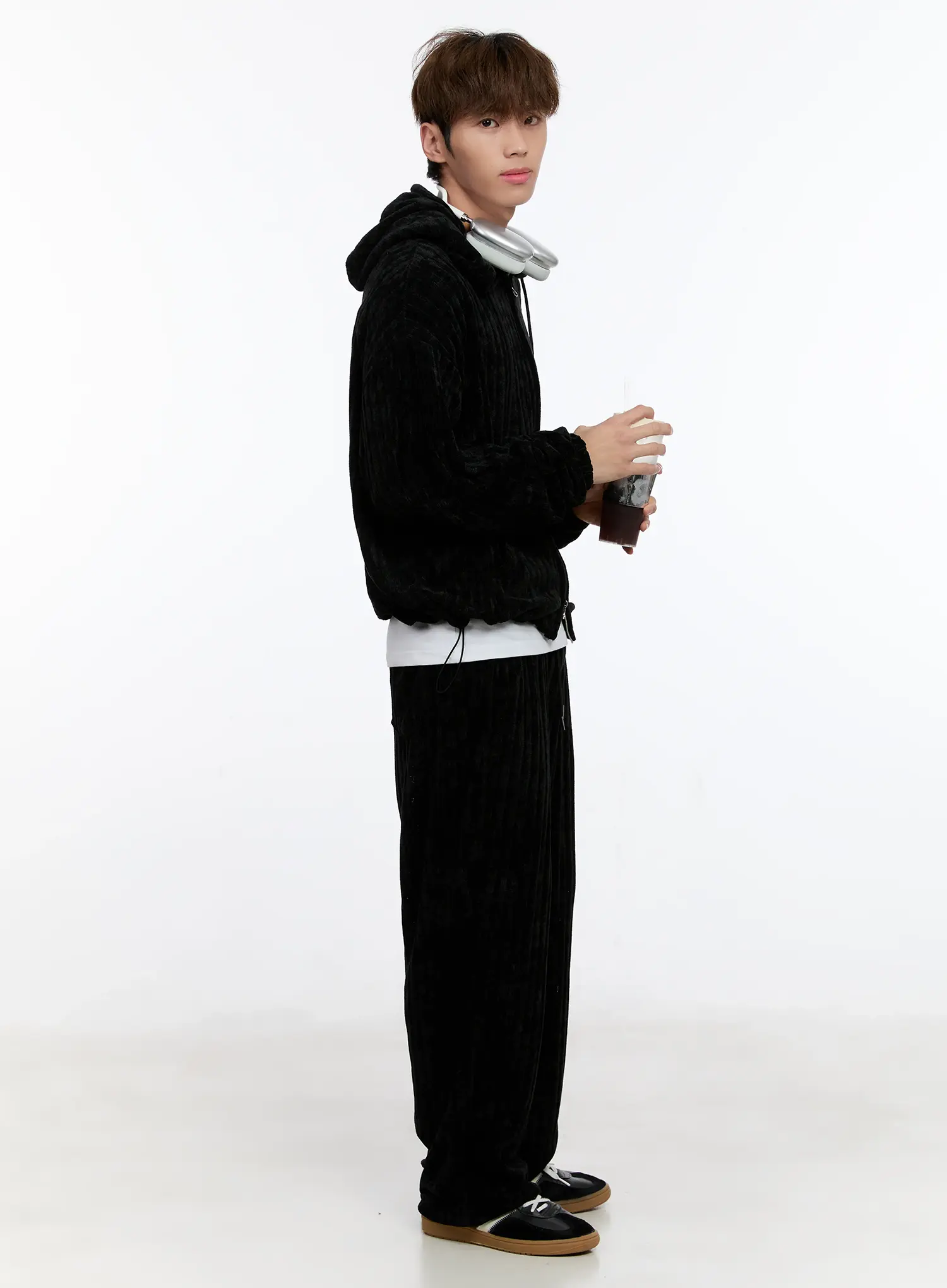Men's Velvet Sweatpants IN512 - Image 16