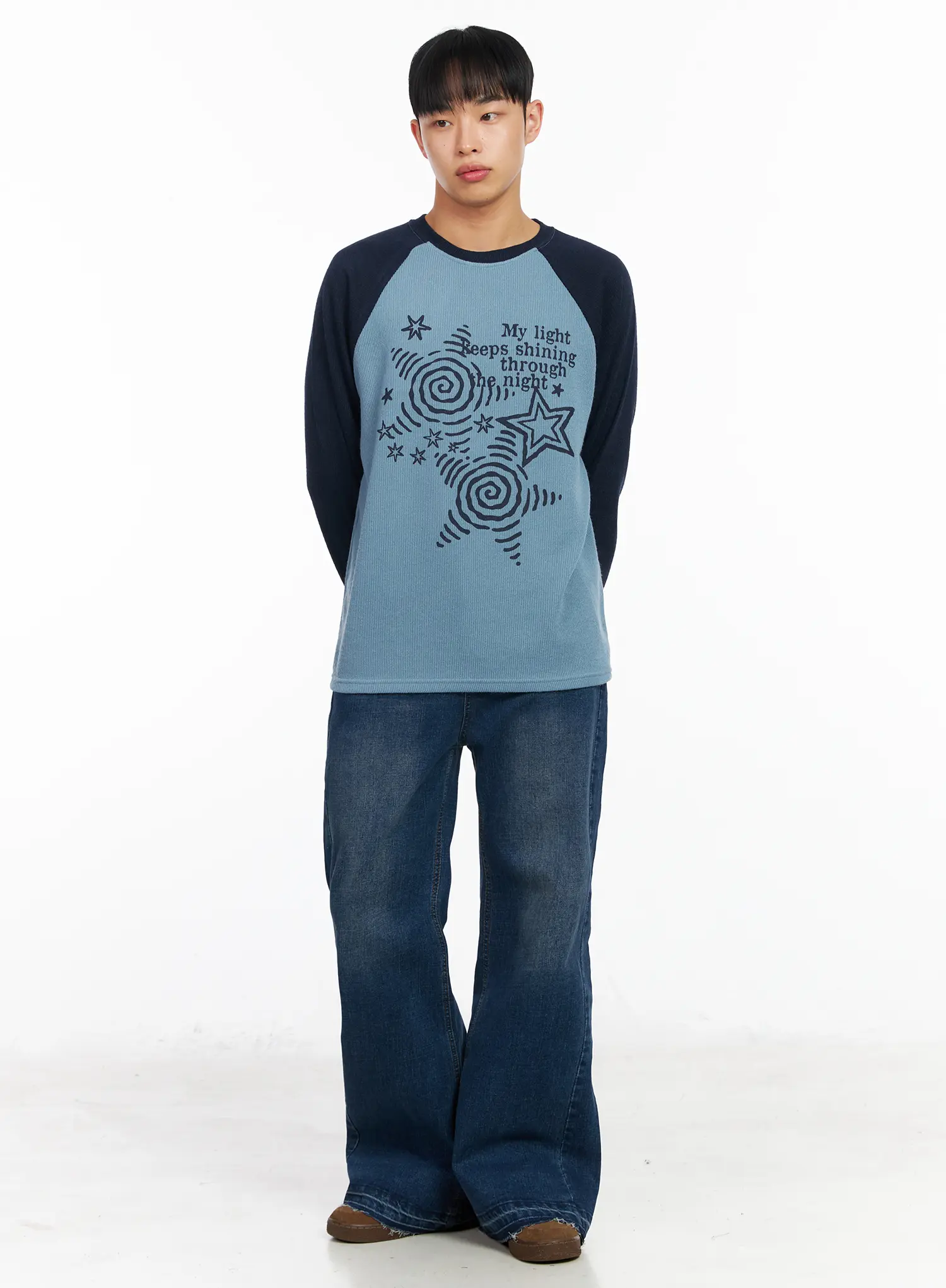 Men's Vintage Flare Jeans IA502 - Image 4