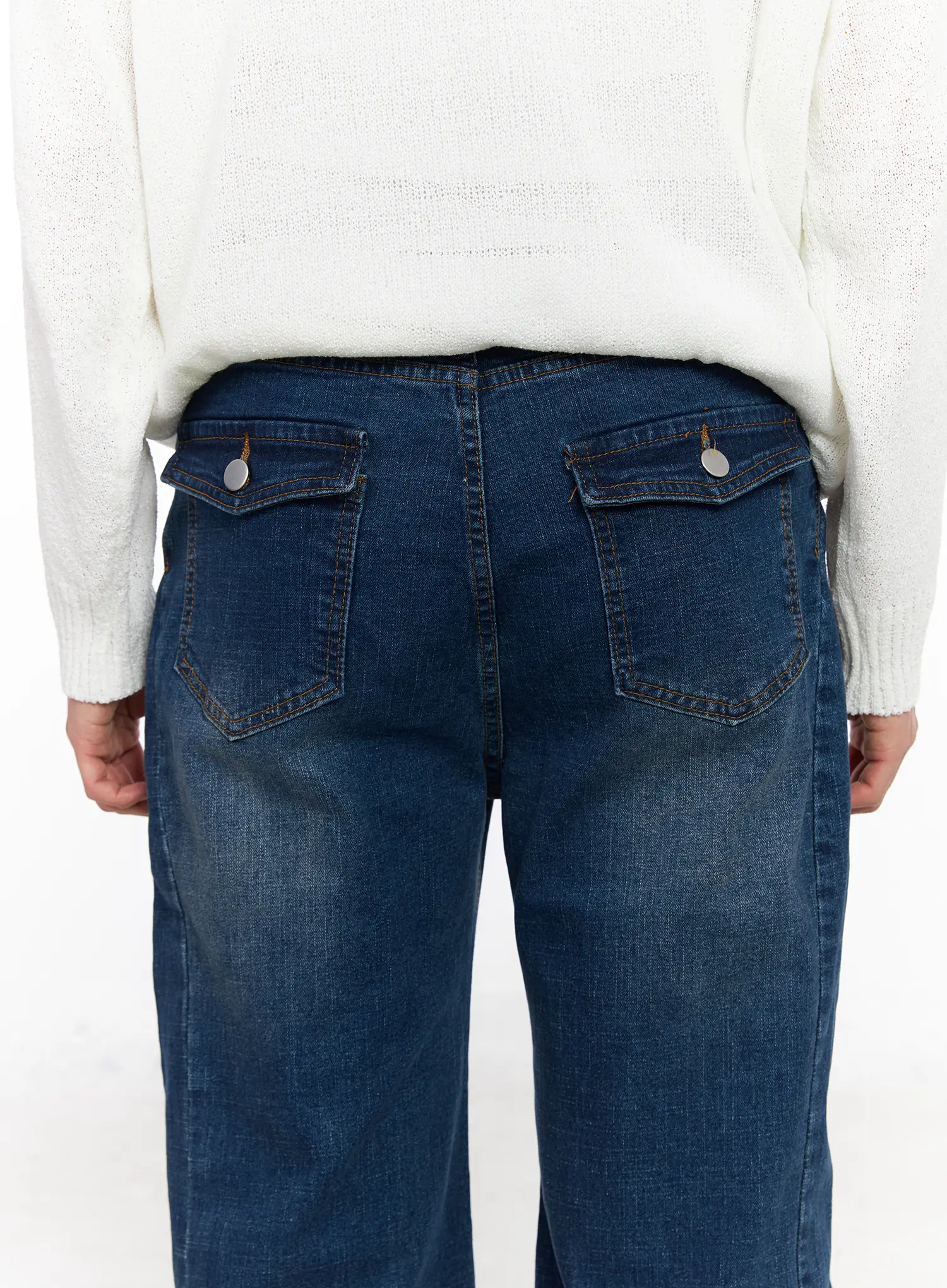 Men's Vintage Flare Jeans IA502 - Image 9