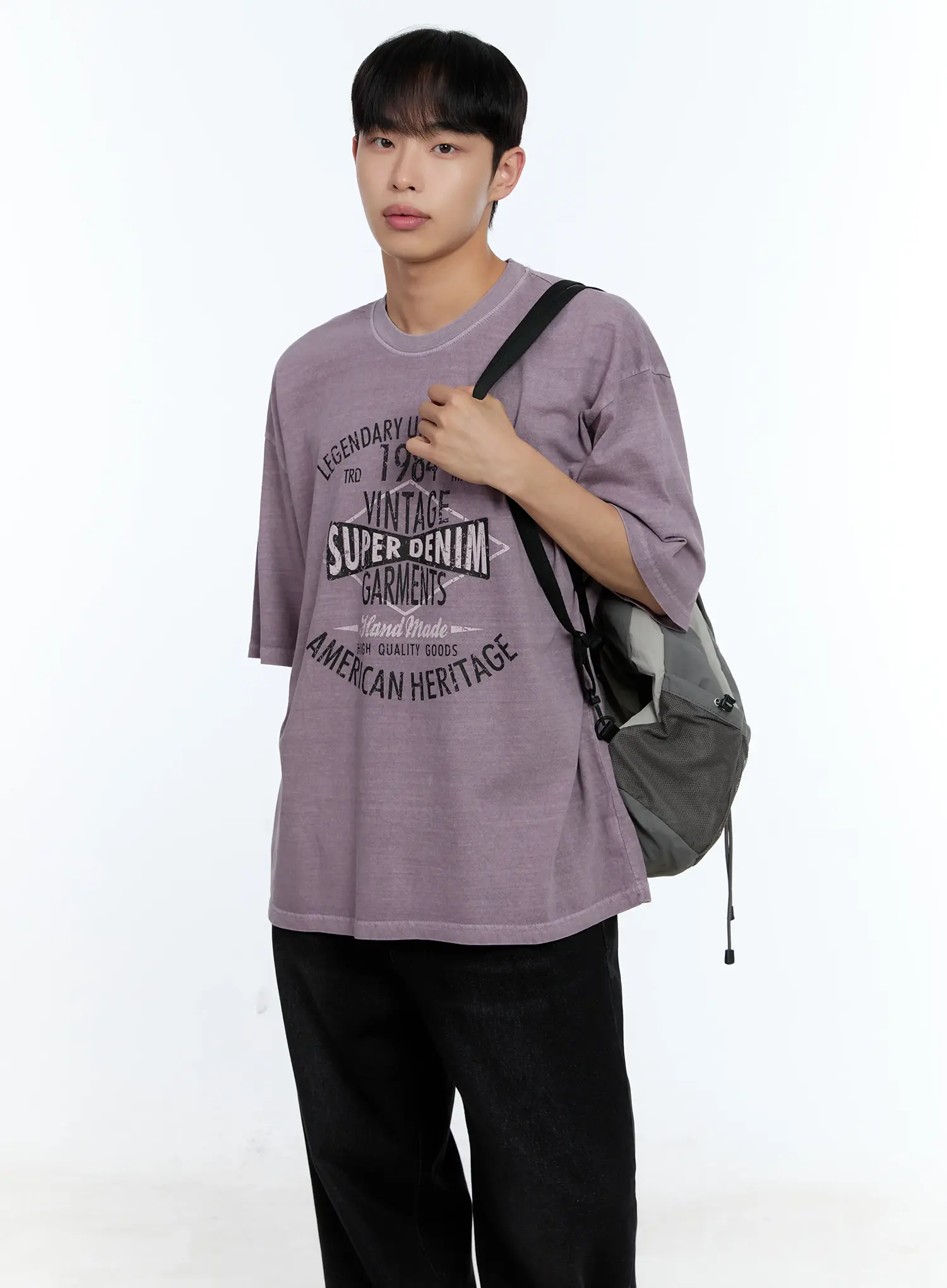 Men's Vintage-Wash Tee IL515 - Image 10