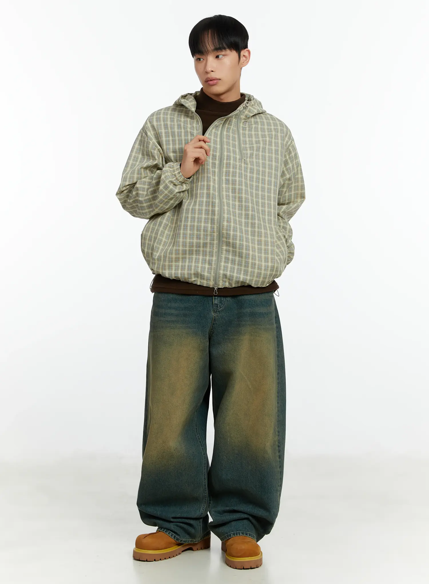 Men's Warm Fleece Mock Neck Pullover IF510 - Image 12