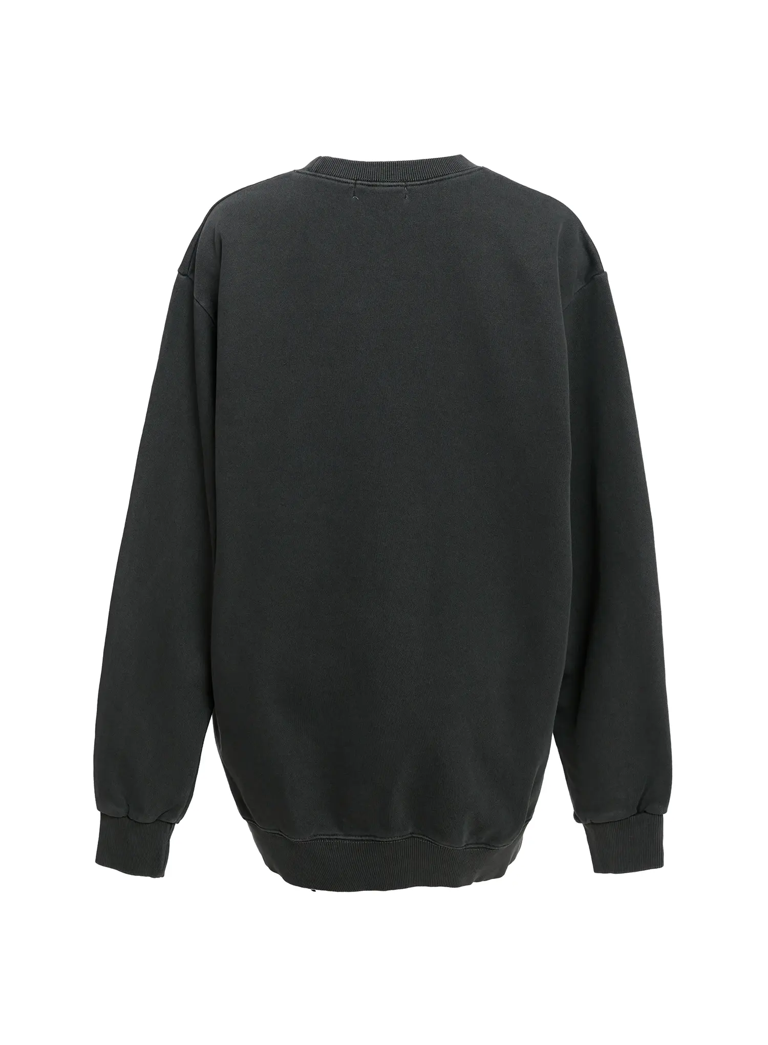 Men's Washed Crewneck Sweatshirt IG512 - Image 4