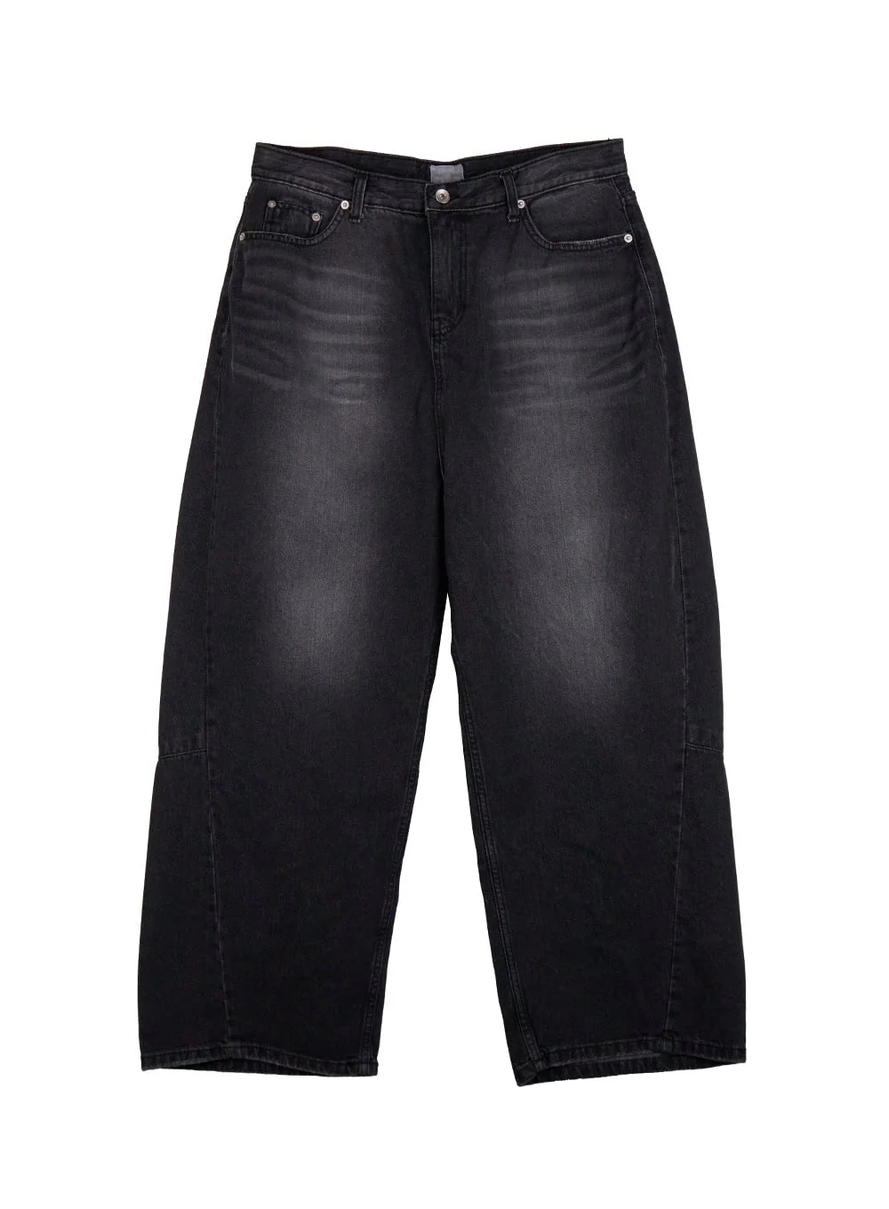 Men's Washed Wide-Fit Jeans IJ517 - Image 11