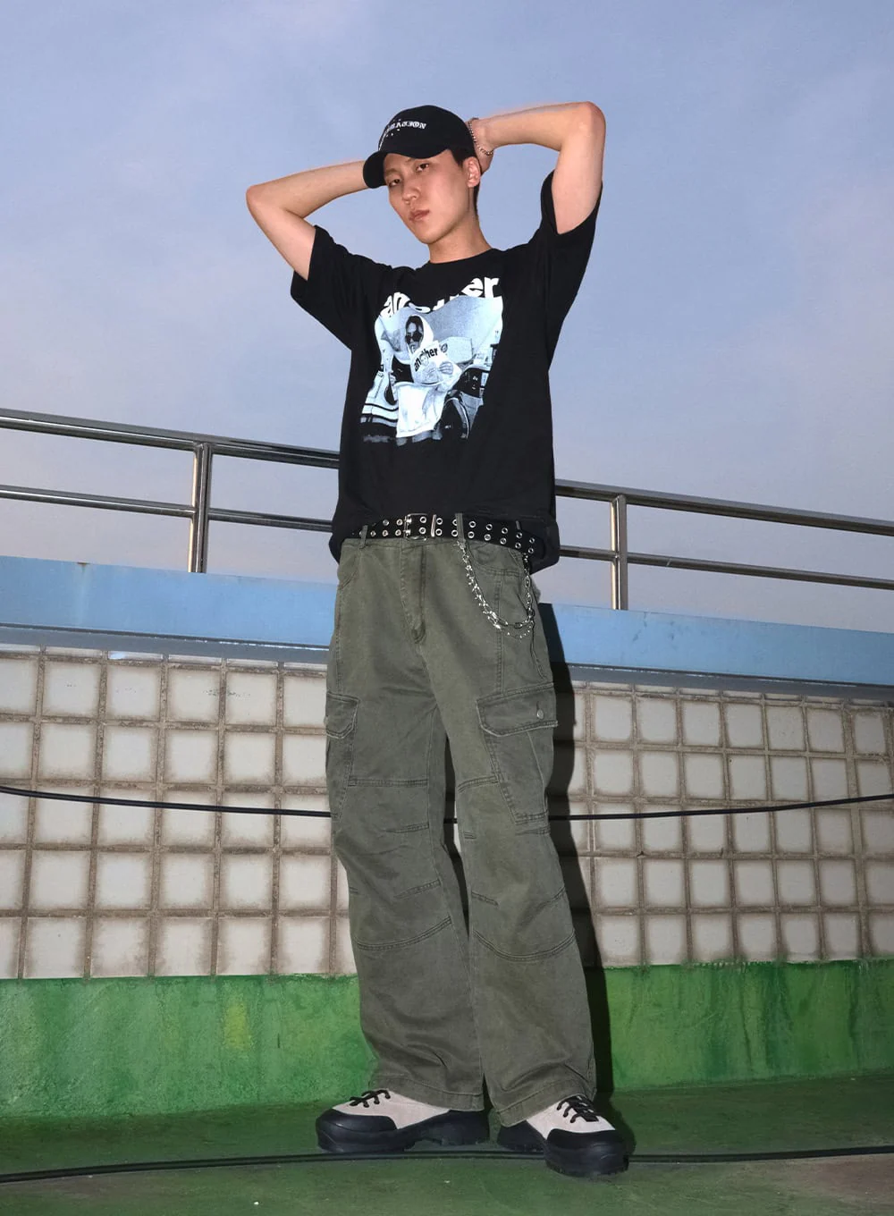 Men's Wide-Fit Cargo Pants IU512
