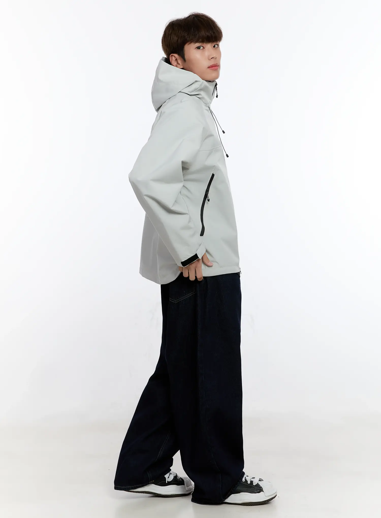 Men's Wide Leg Casual Jeans IS530 - Image 12