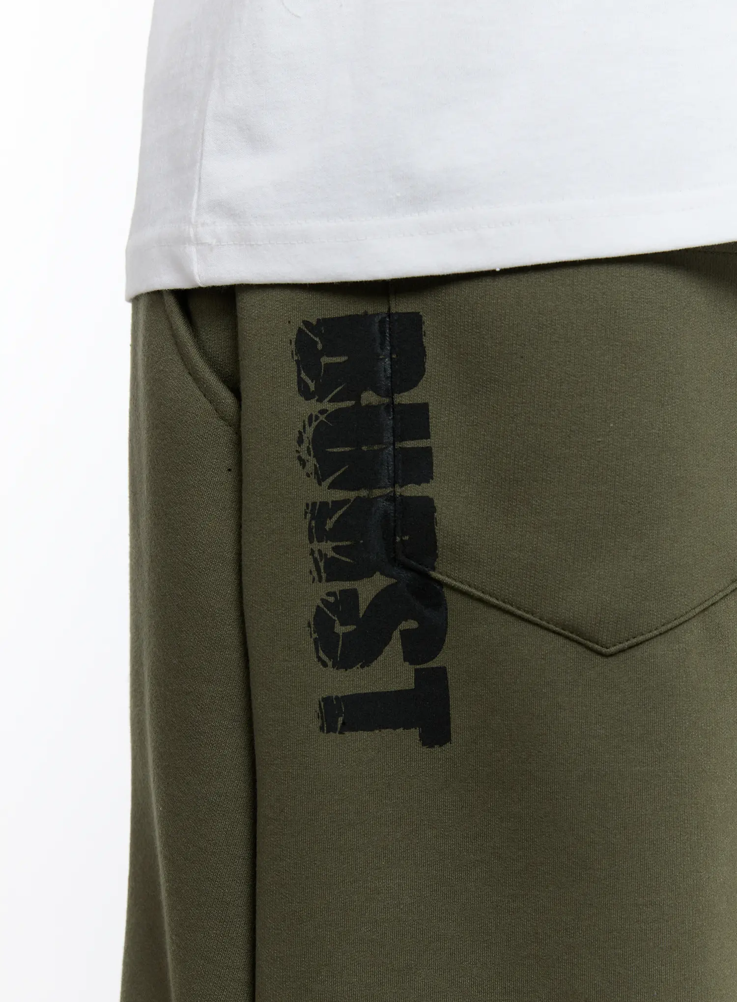 Men's Wide Leg Graphic Training Pants IA507 - Image 8