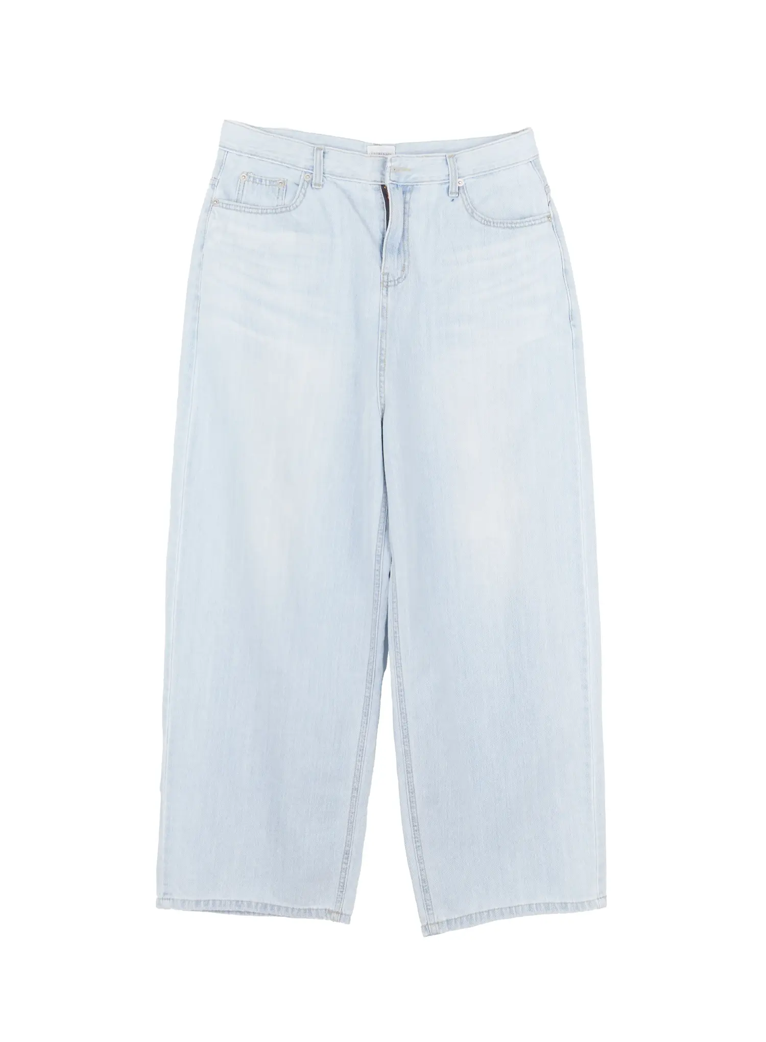 Men's Wide-Leg Washed Jeans IL516 - Image 13