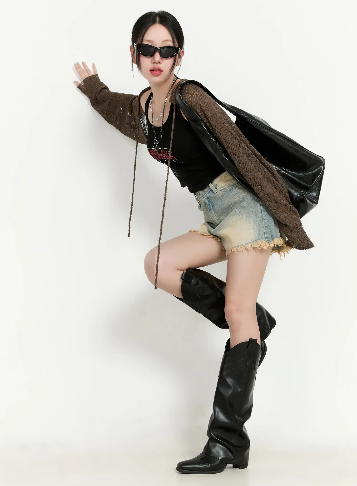Mesh Knit Bolero Jacket CM511 - Image 7