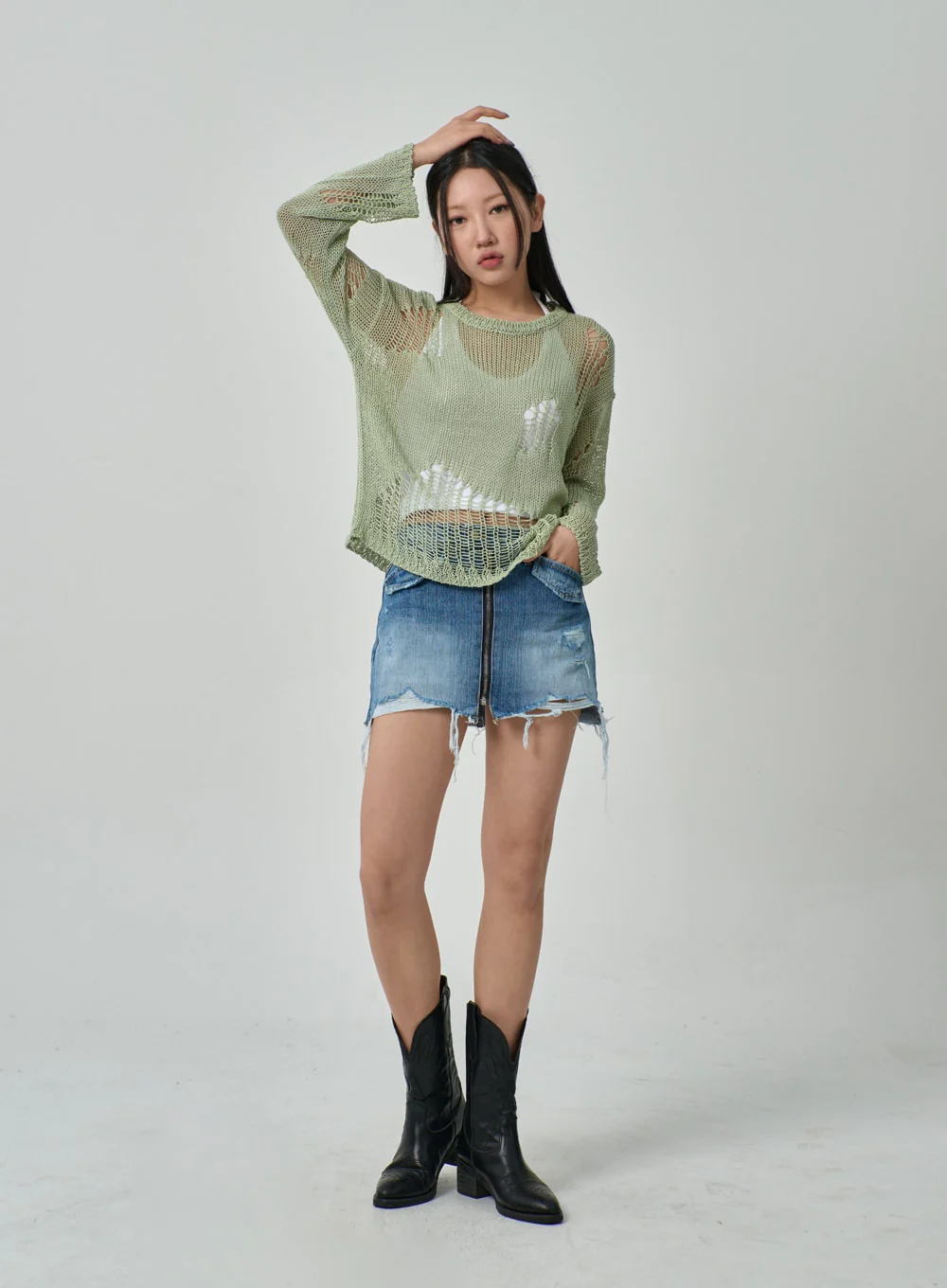Mesh Sweater IF316 - Image 6
