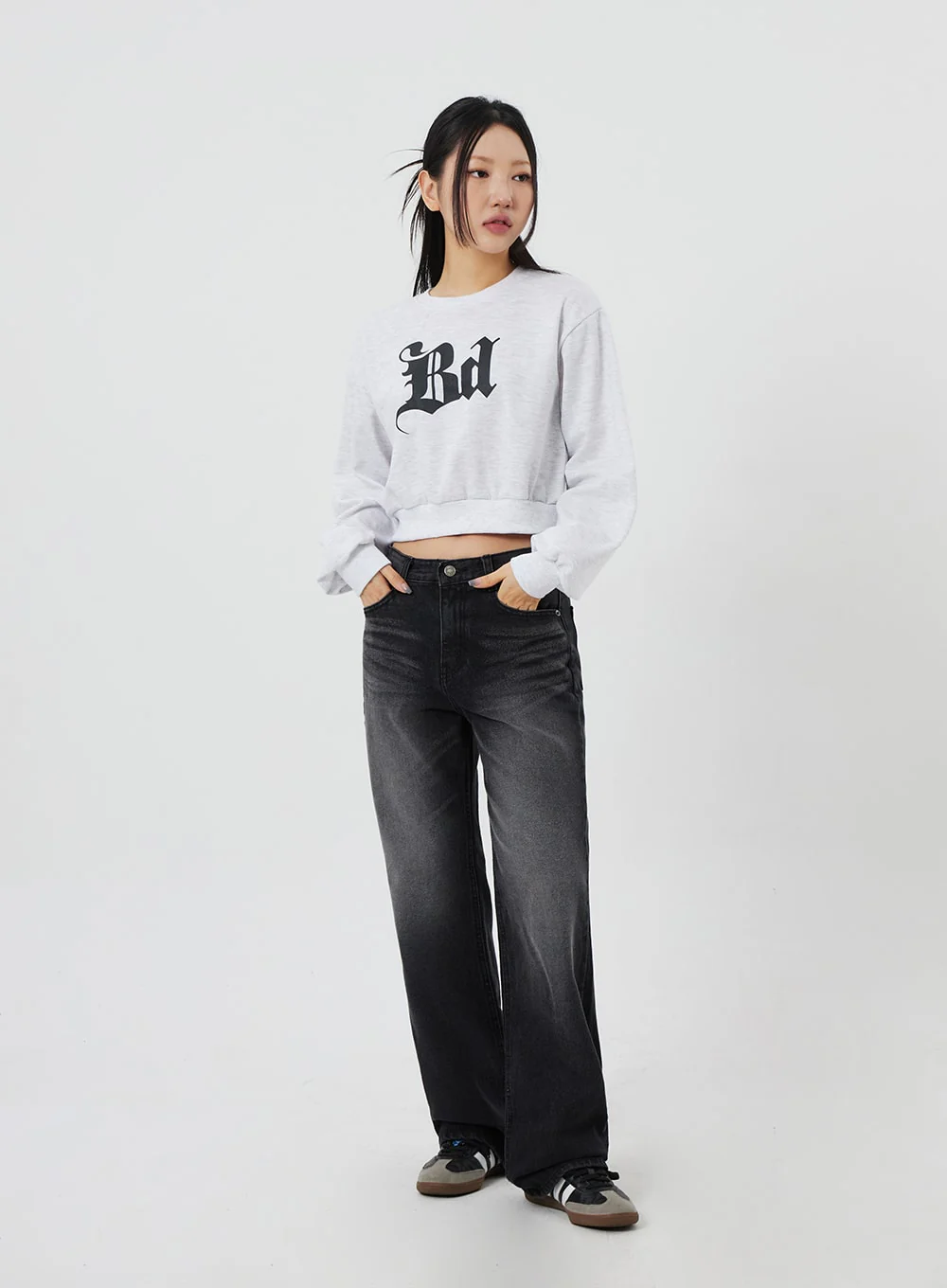 Mid-Rise Bootcut Jeans CF327 - Image 10