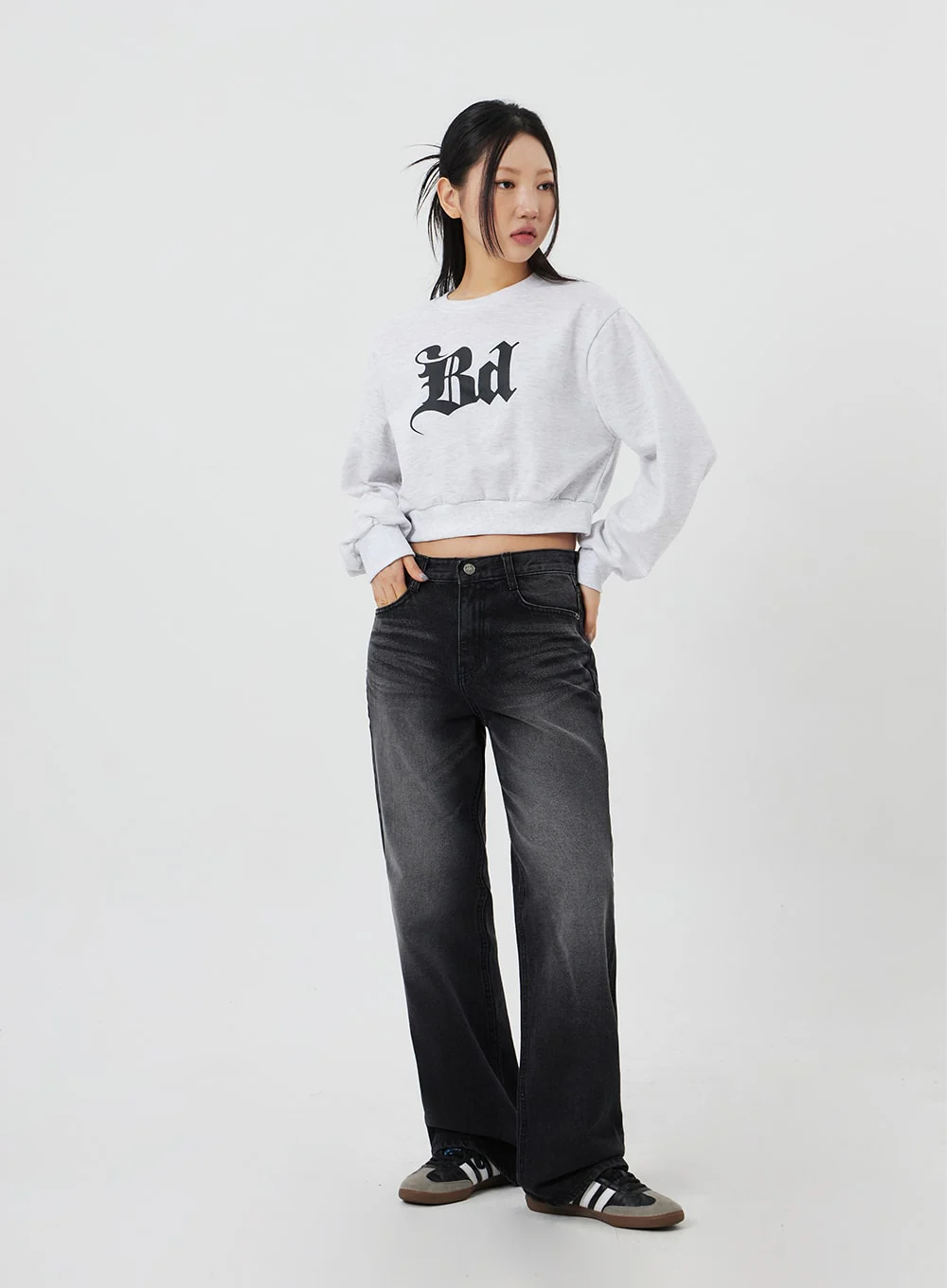 Mid-Rise Bootcut Jeans CF327 - Image 7
