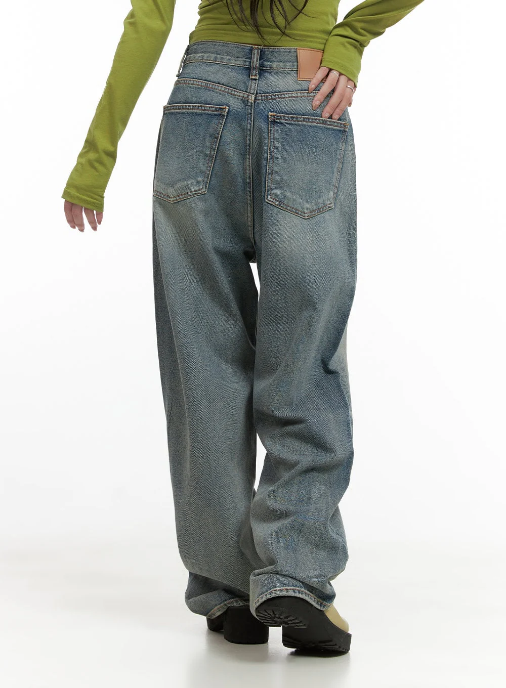 Millie Washed Baggy Jeans CG421 - Image 5