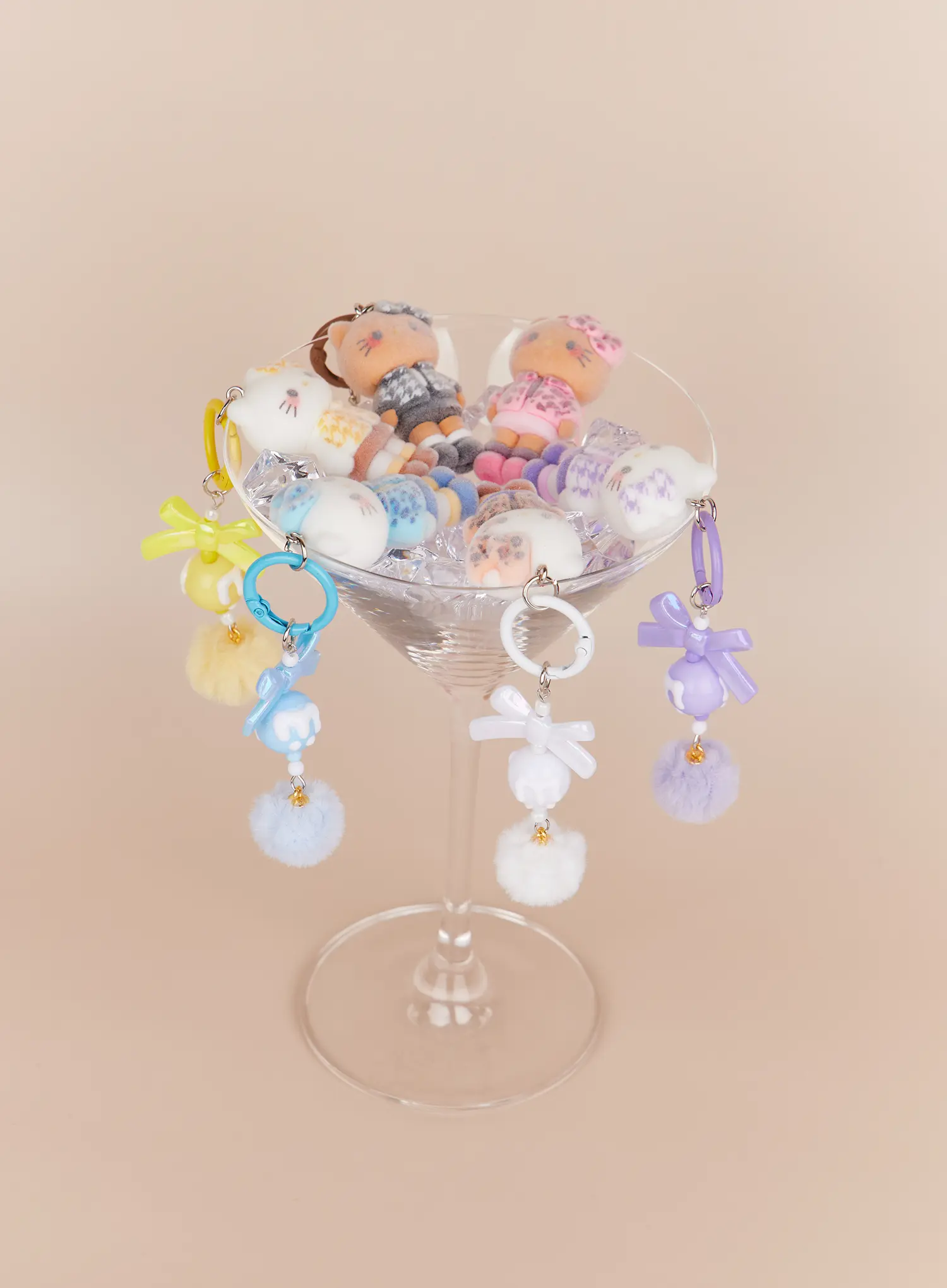Mini Cute Cat Keyring IM527 - Image 2