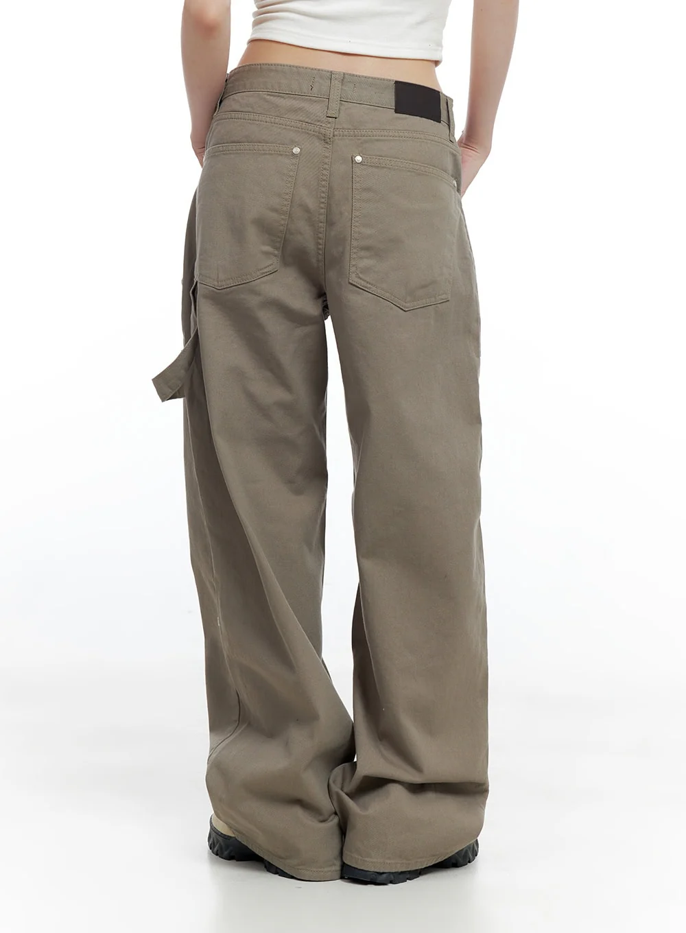 Mini Pocket Detail Wide-Fit Pants CO426 - Image 7