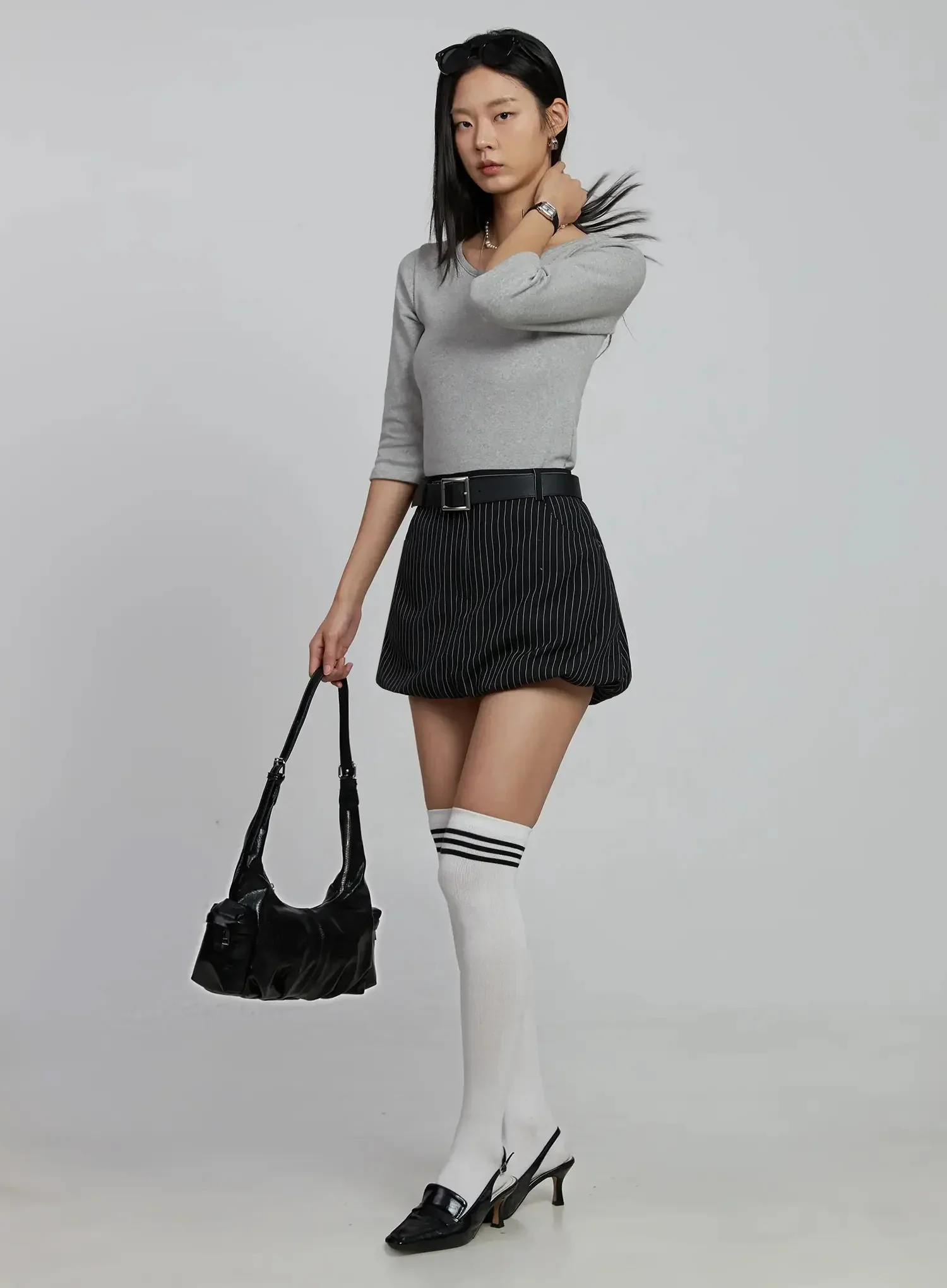 Minimalist Three-Quarter Sleeve Top IM520