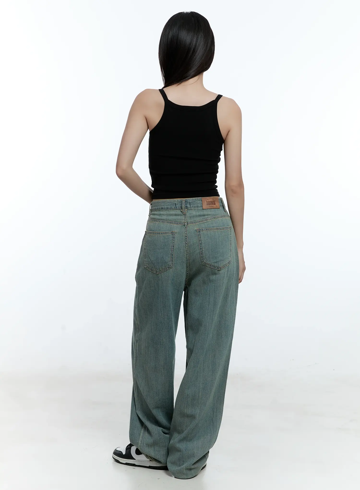 Minna Washed Baggy Jeans CU526 - Image 7