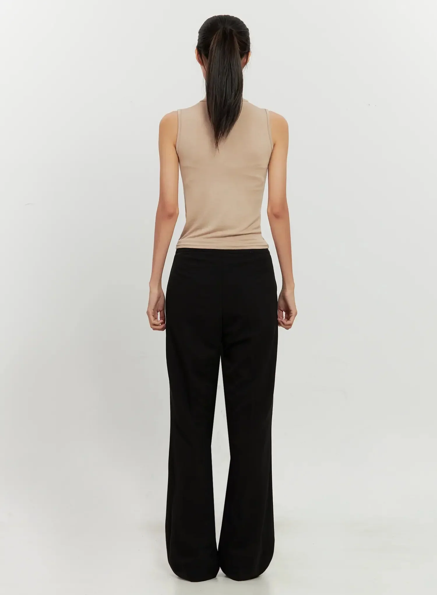 Mock Neck Sleeveless Top IL528 - Image 7