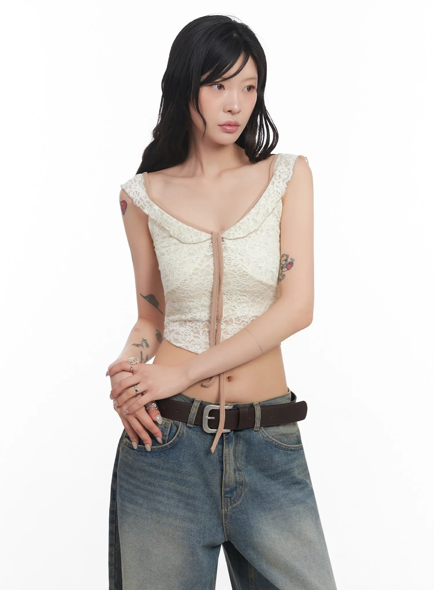 Modern Faux Leather Belt  IC503 - Image 10