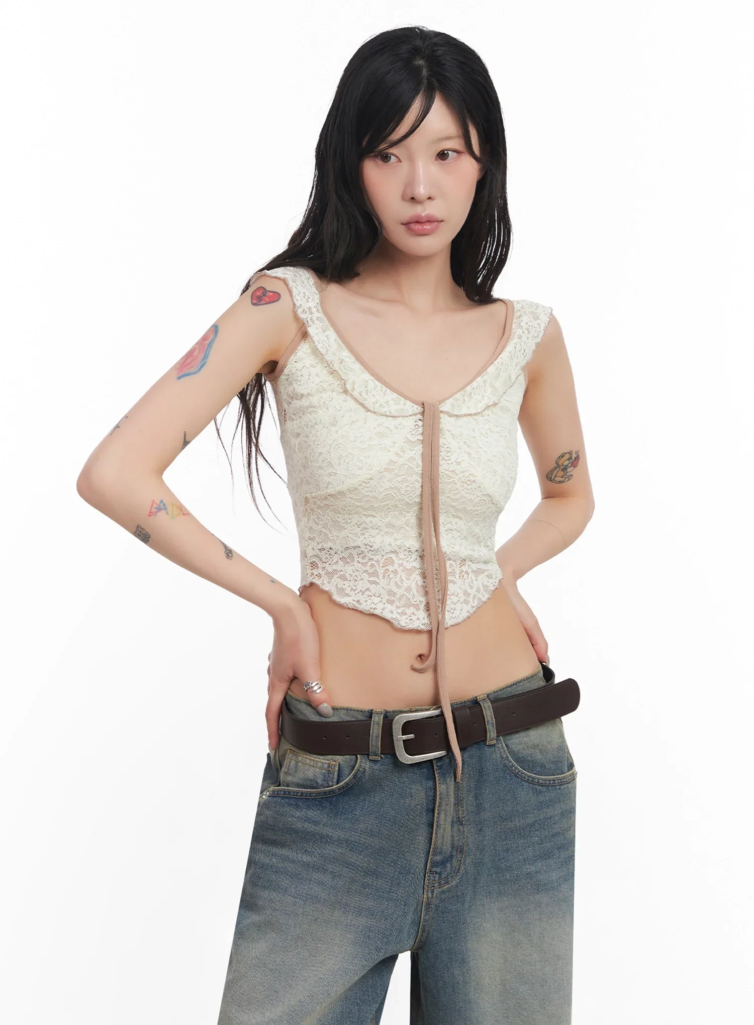 Modern Faux Leather Belt  IC503 - Image 13