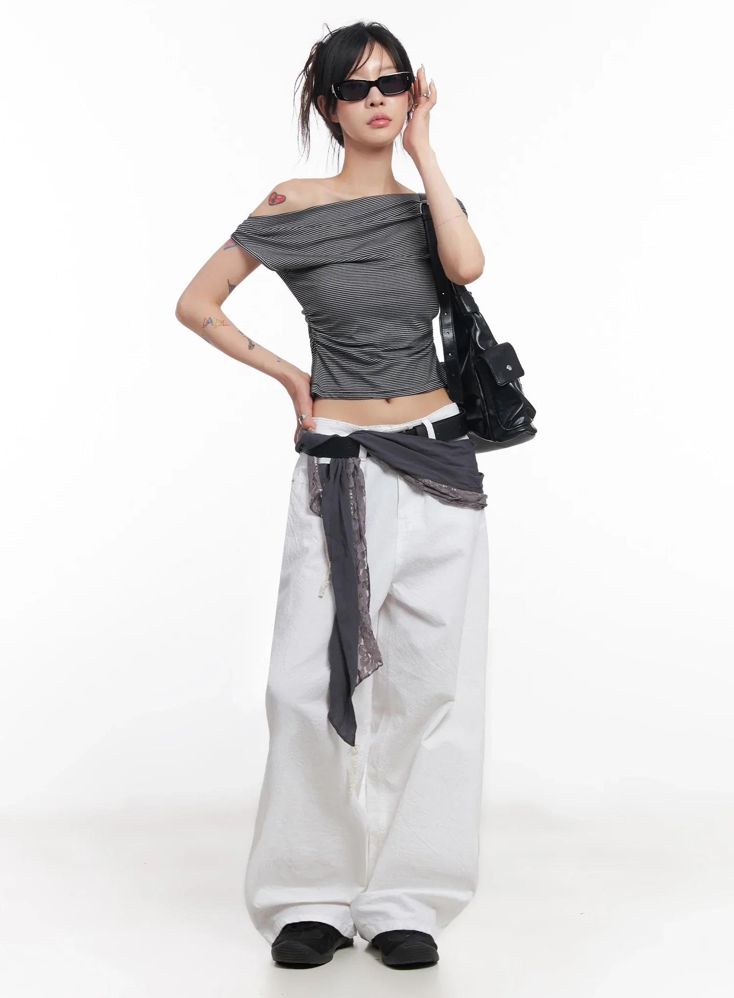 Modern Faux Leather Belt  IC503 - Image 8