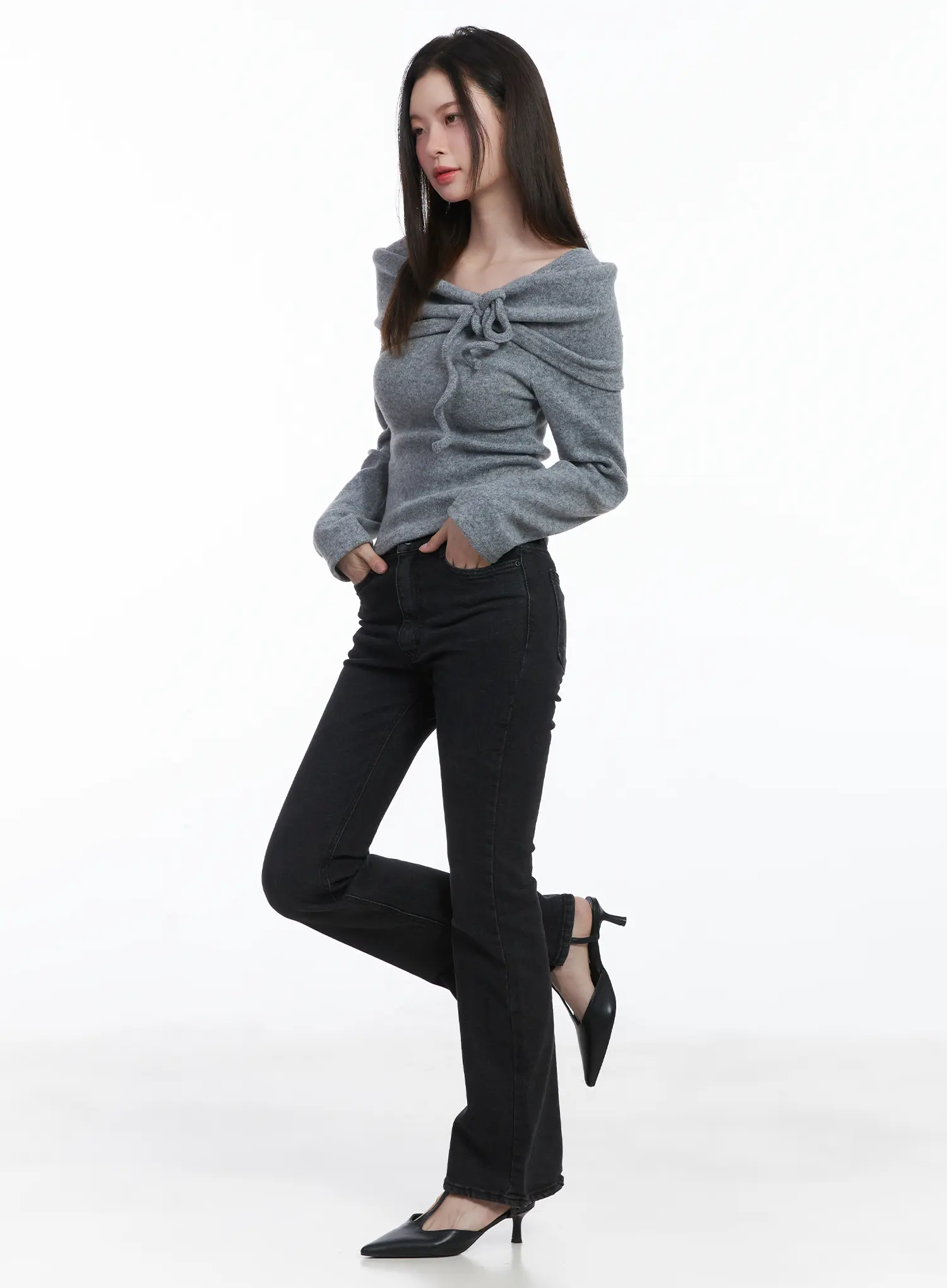 Modern Strap Stiletto Heels CJ512 - Image 2