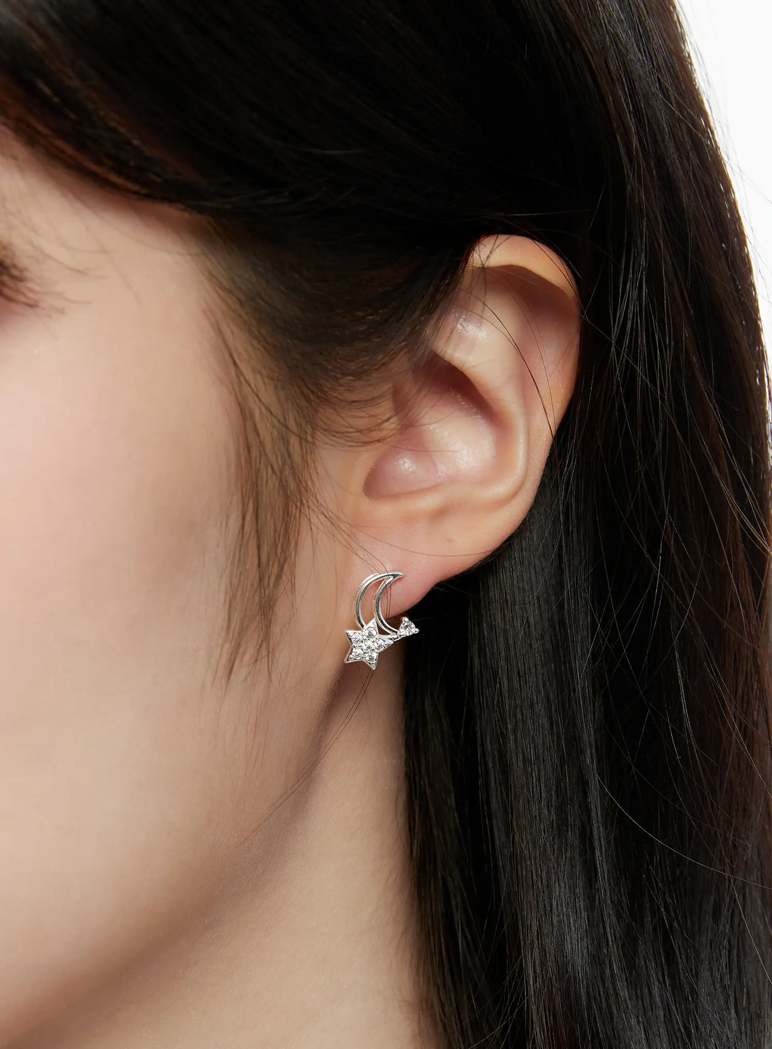 Moon & Star Stud Earrings CD514
