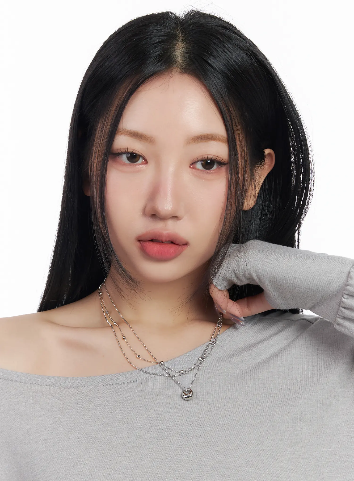 Multi-Layer Y2K Necklace CF503 - Image 3