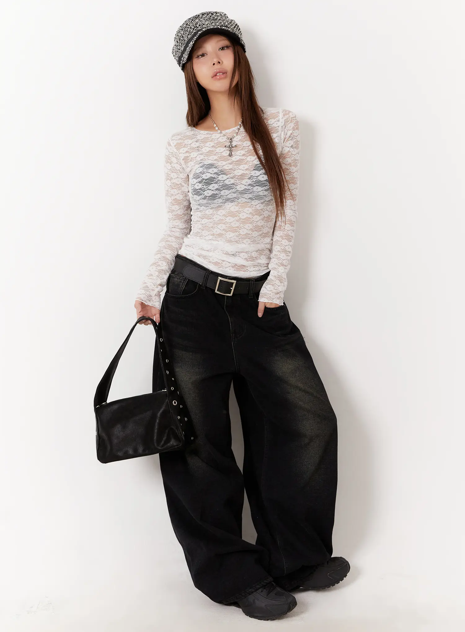 Myla Dark Wash Wide-Leg Jeans CD512