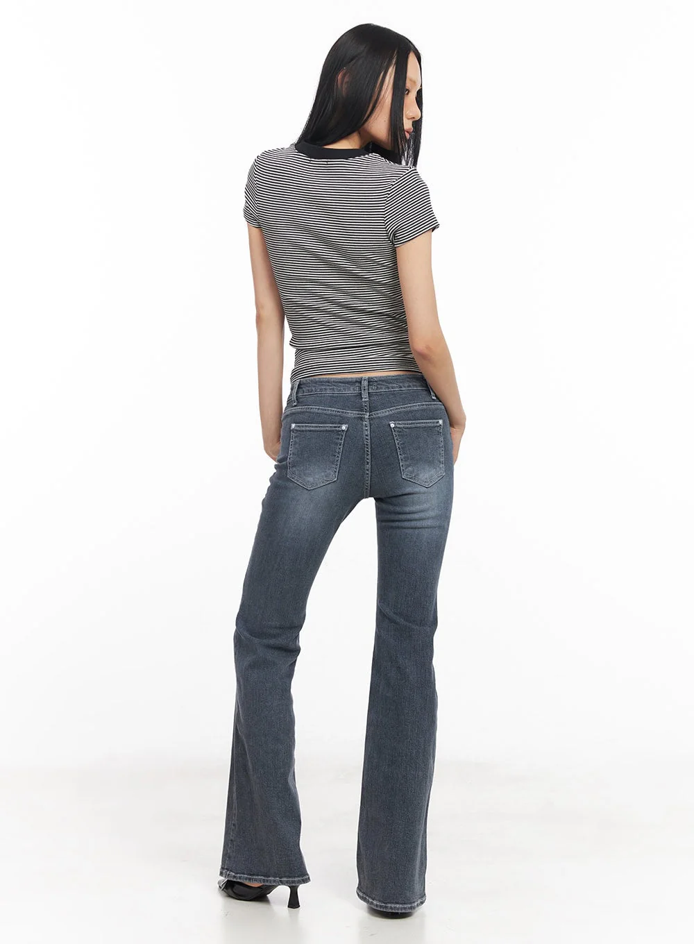 Nadeline Slim Bootcut Jeans CY528 - Image 7