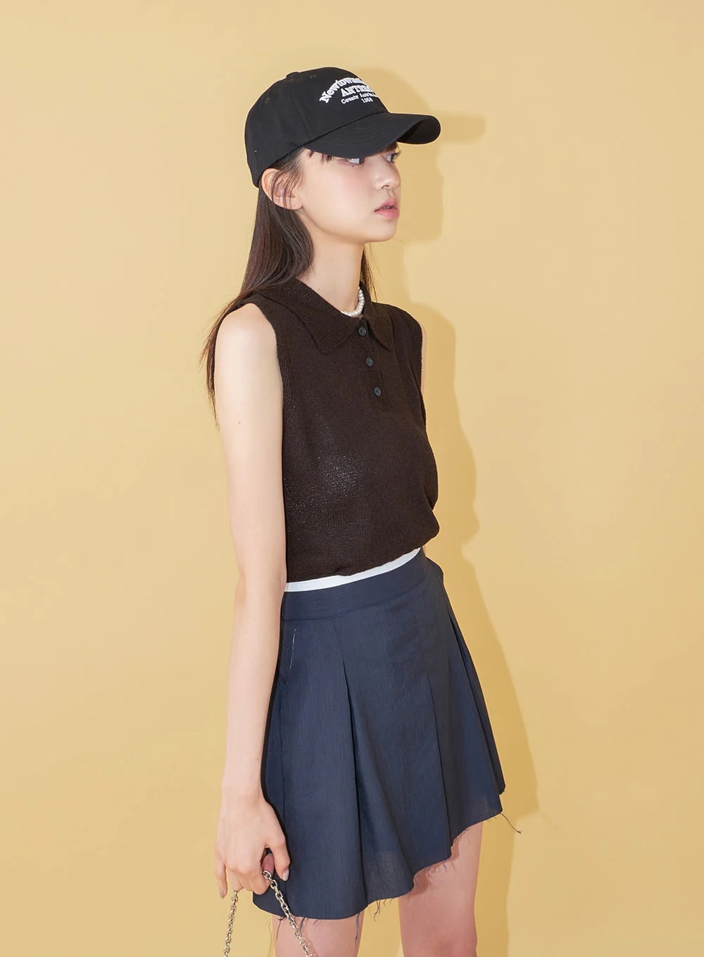 New Town Lettered Cotton Baseball Cap OU13 - Image 11
