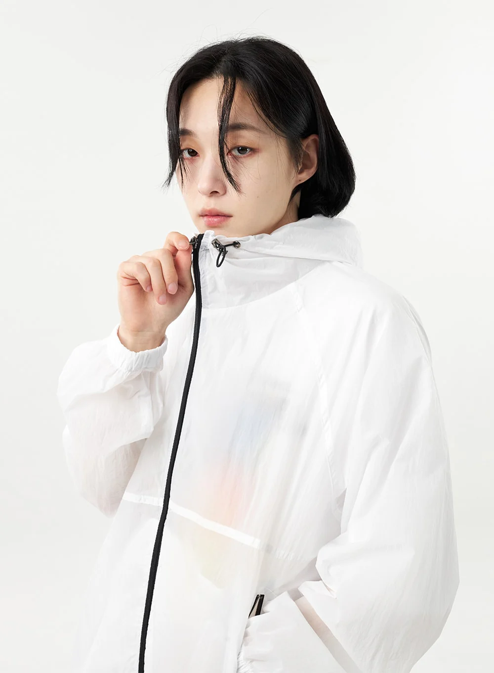 Nylon Hoodie Jacket CU314 - Image 12