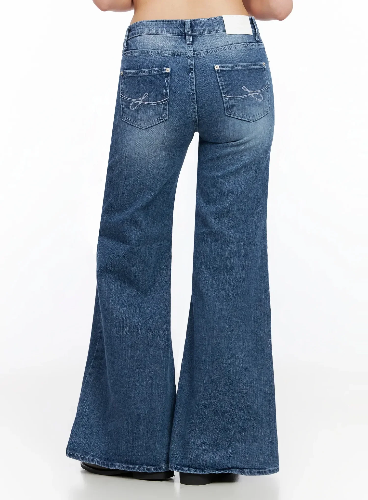 Nyomi Low Rise Hip Pad Bootcut Jeans IA523 - Image 12
