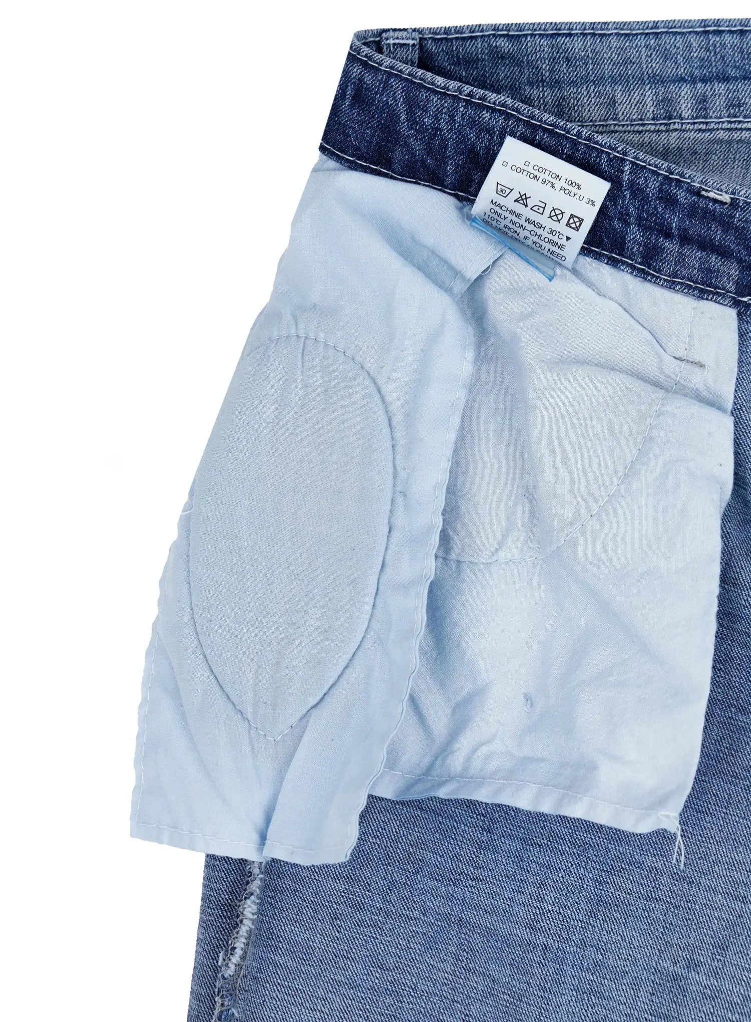 Nyomi Low Rise Hip Pad Bootcut Jeans IA523 - Image 14