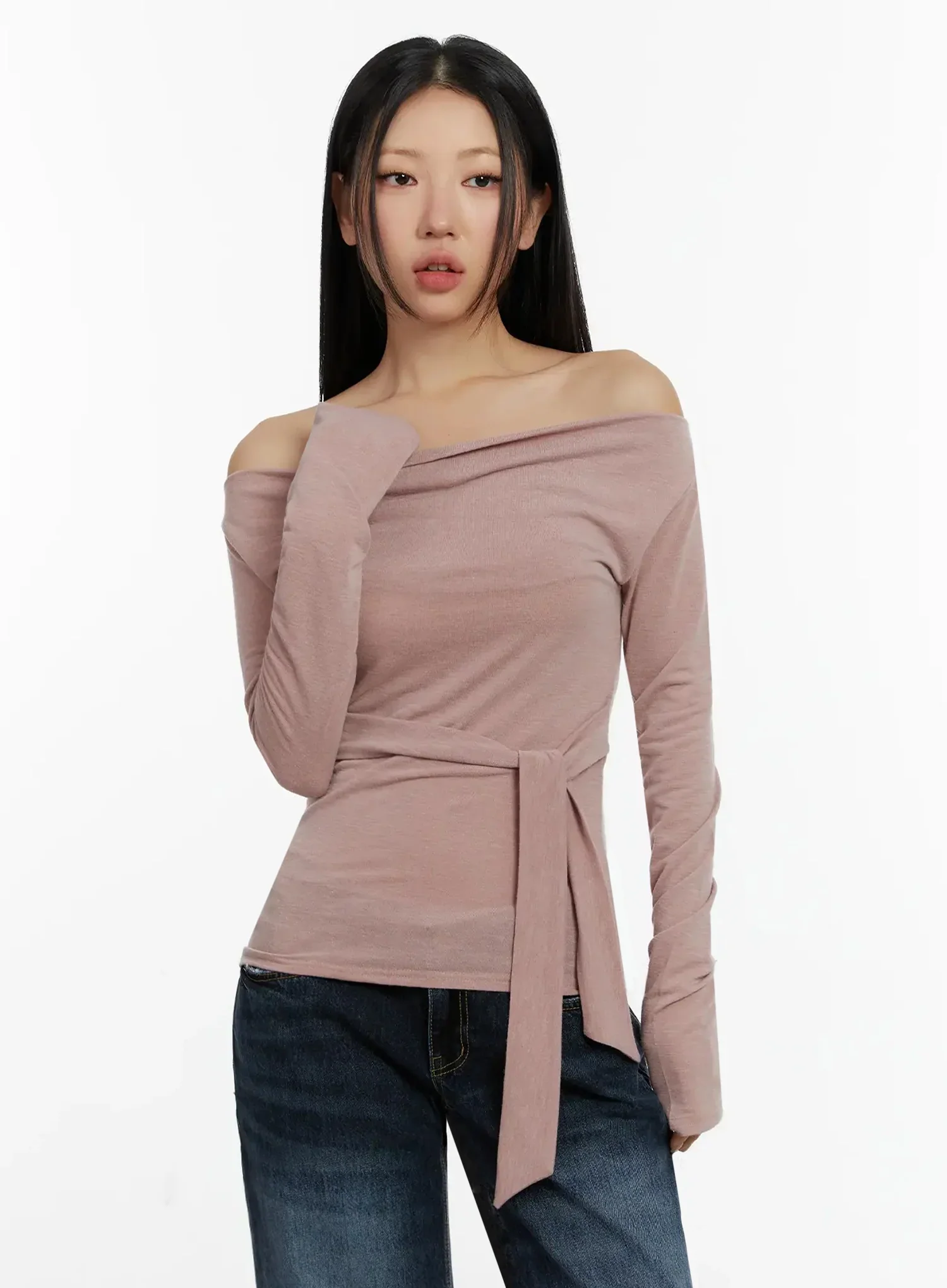 Off-Shoulder Bow Top ID525 - Image 6