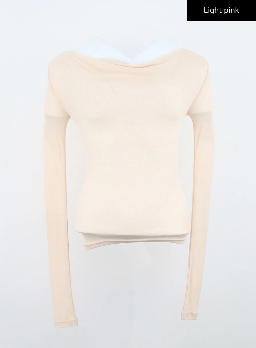 Off-Shoulder Mesh Top CU320 - Image 16