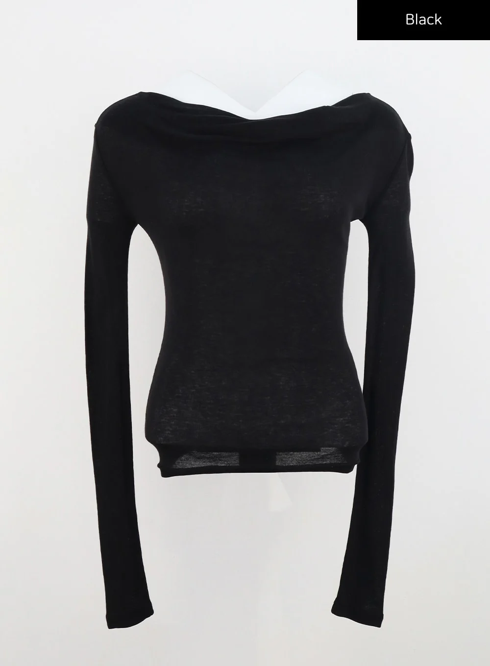 Off-Shoulder Mesh Top CU320 - Image 17