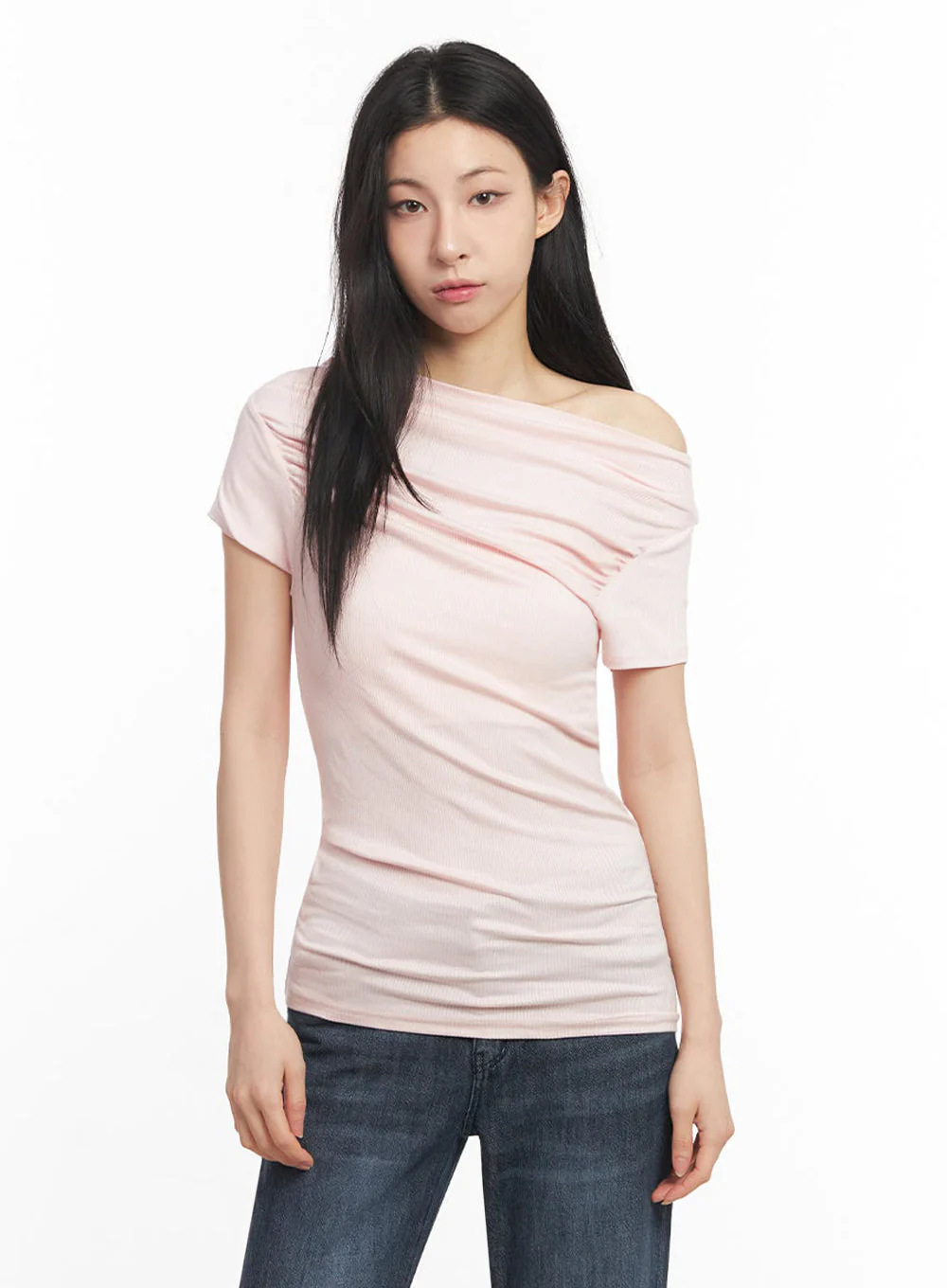 Off-Shoulder Slim-Fit Mini Dress IU509 - Image 16