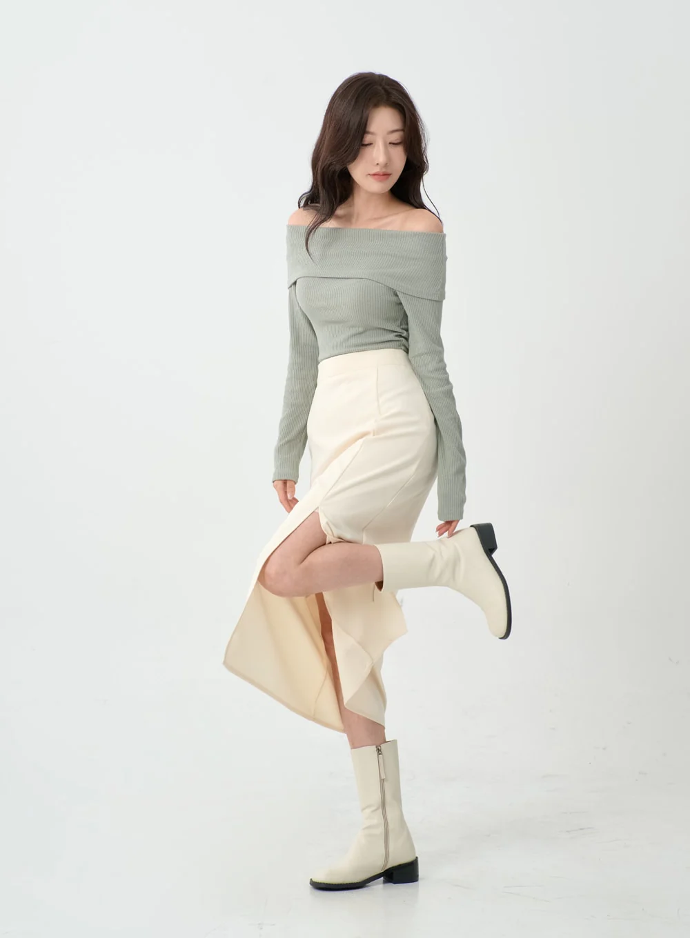 Off Shoulder T-Shirt IO07 - Image 11