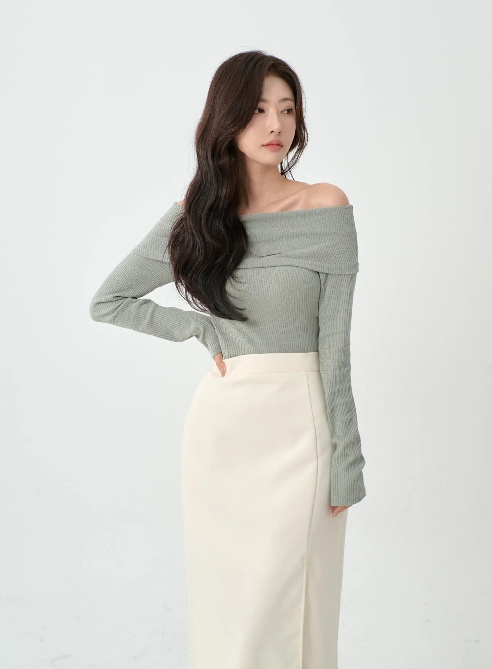 Off Shoulder T-Shirt IO07 - Image 8