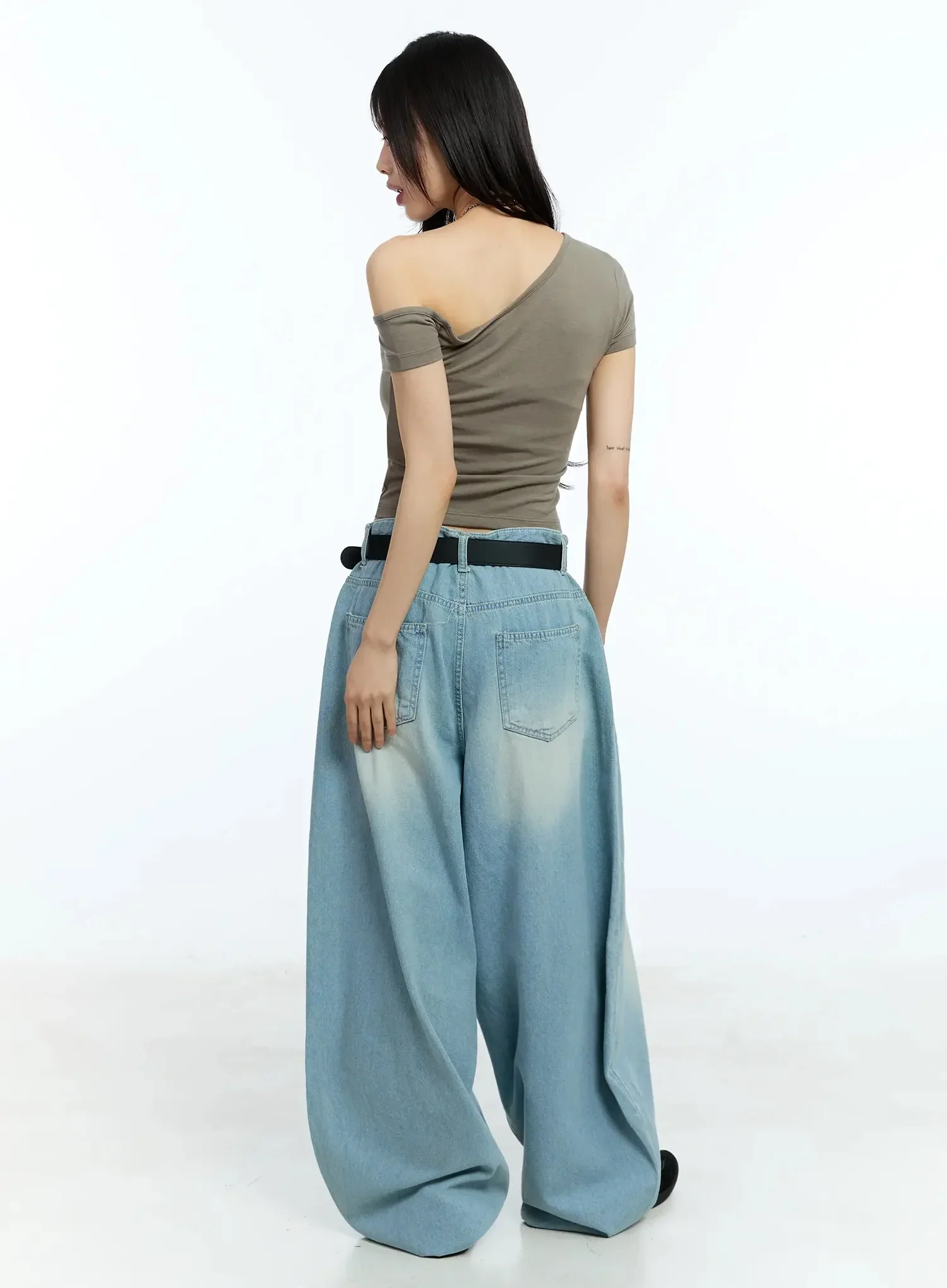 One-Shoulder Crop Top IU524 - Image 13