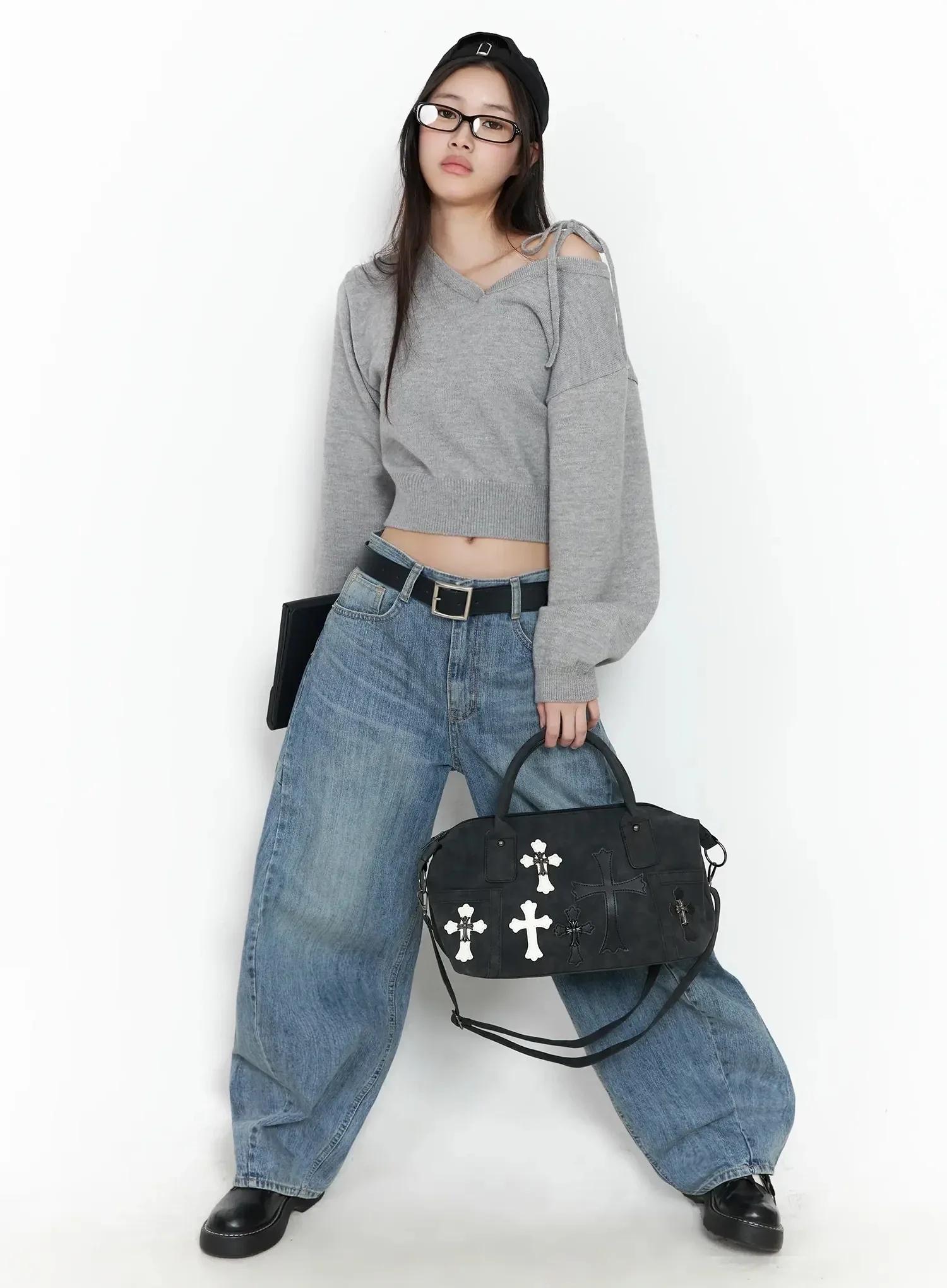 One-Shoulder Tie Sweater IM504 - Image 12