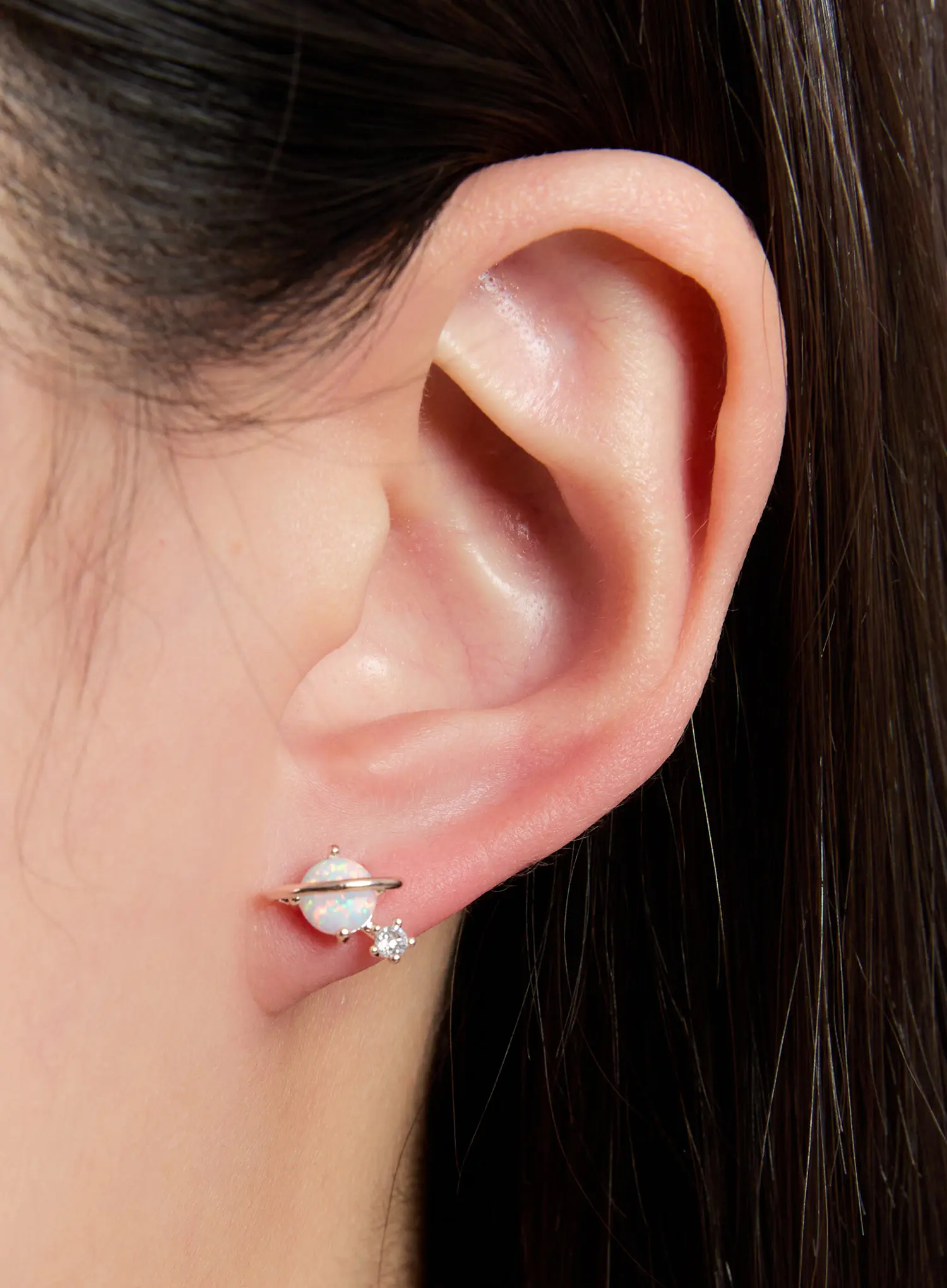 Opal Shine Stud Earrings IN528 - Image 7