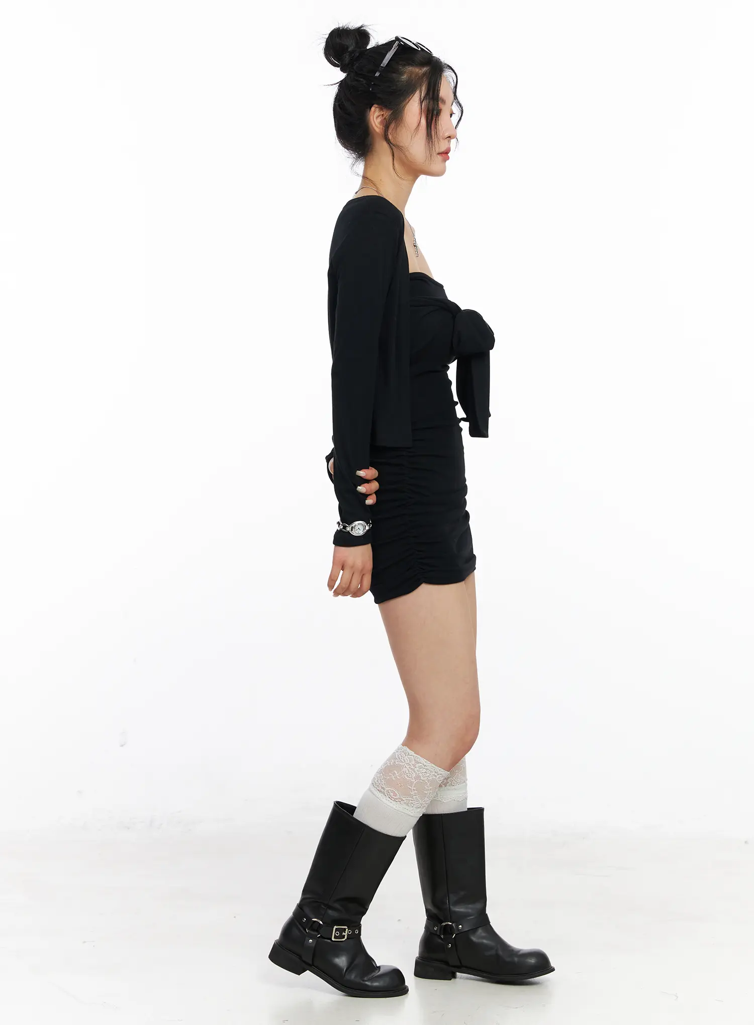 Open-Front Cardigan CJ523 - Image 4
