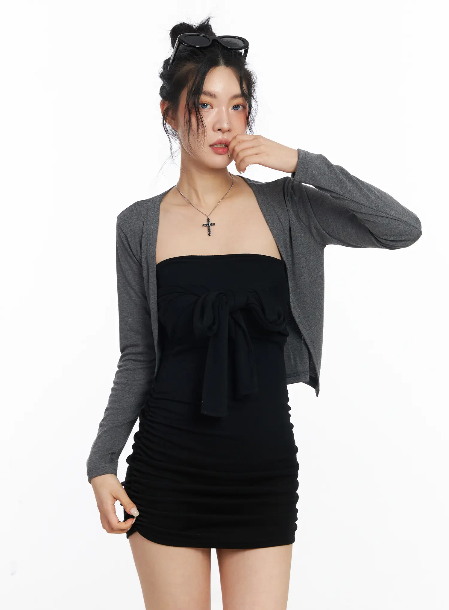 Open-Front Cardigan CJ523 - Image 7