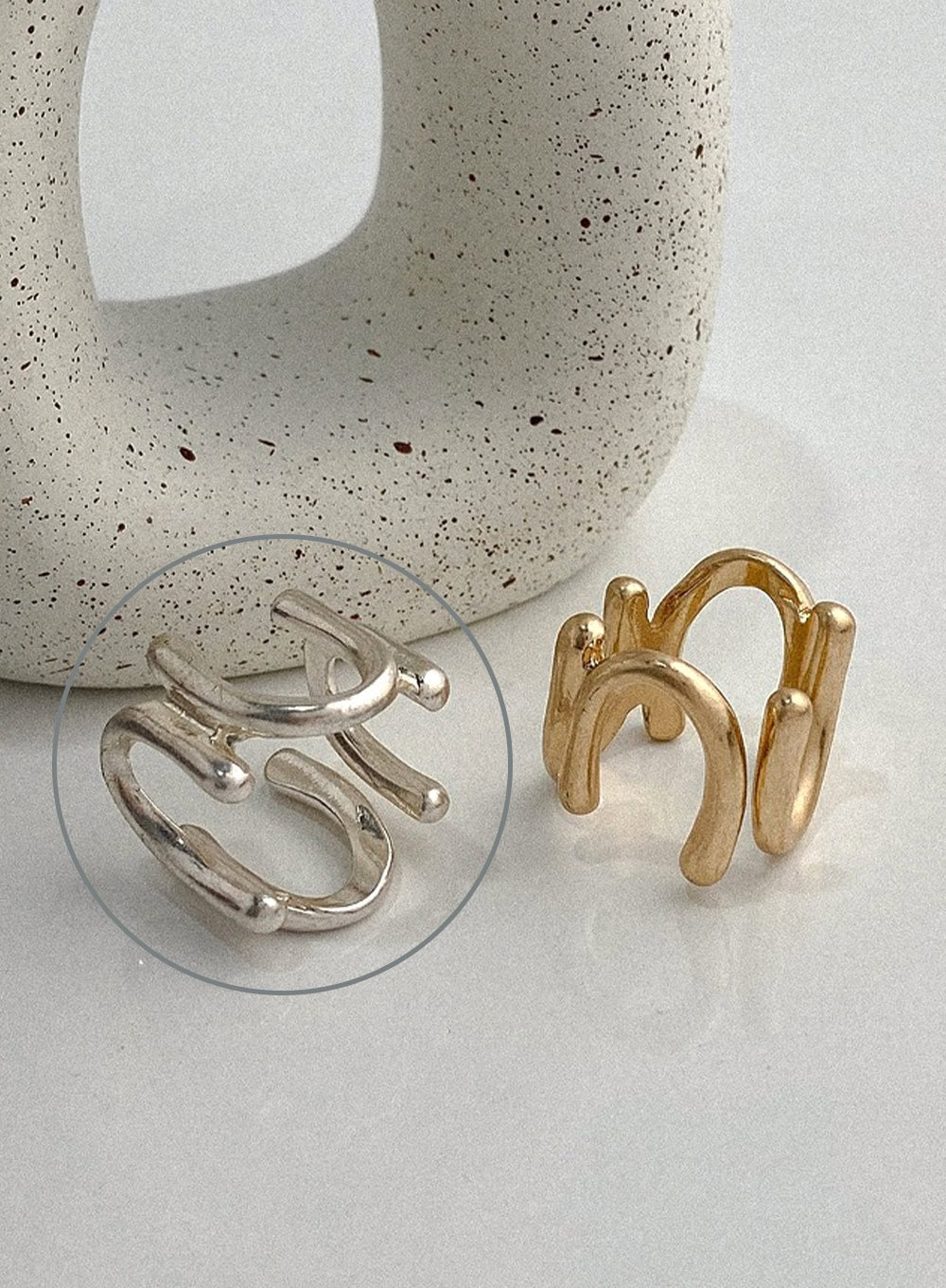 Orwell Bold Curve Ring IA524 - Image 5